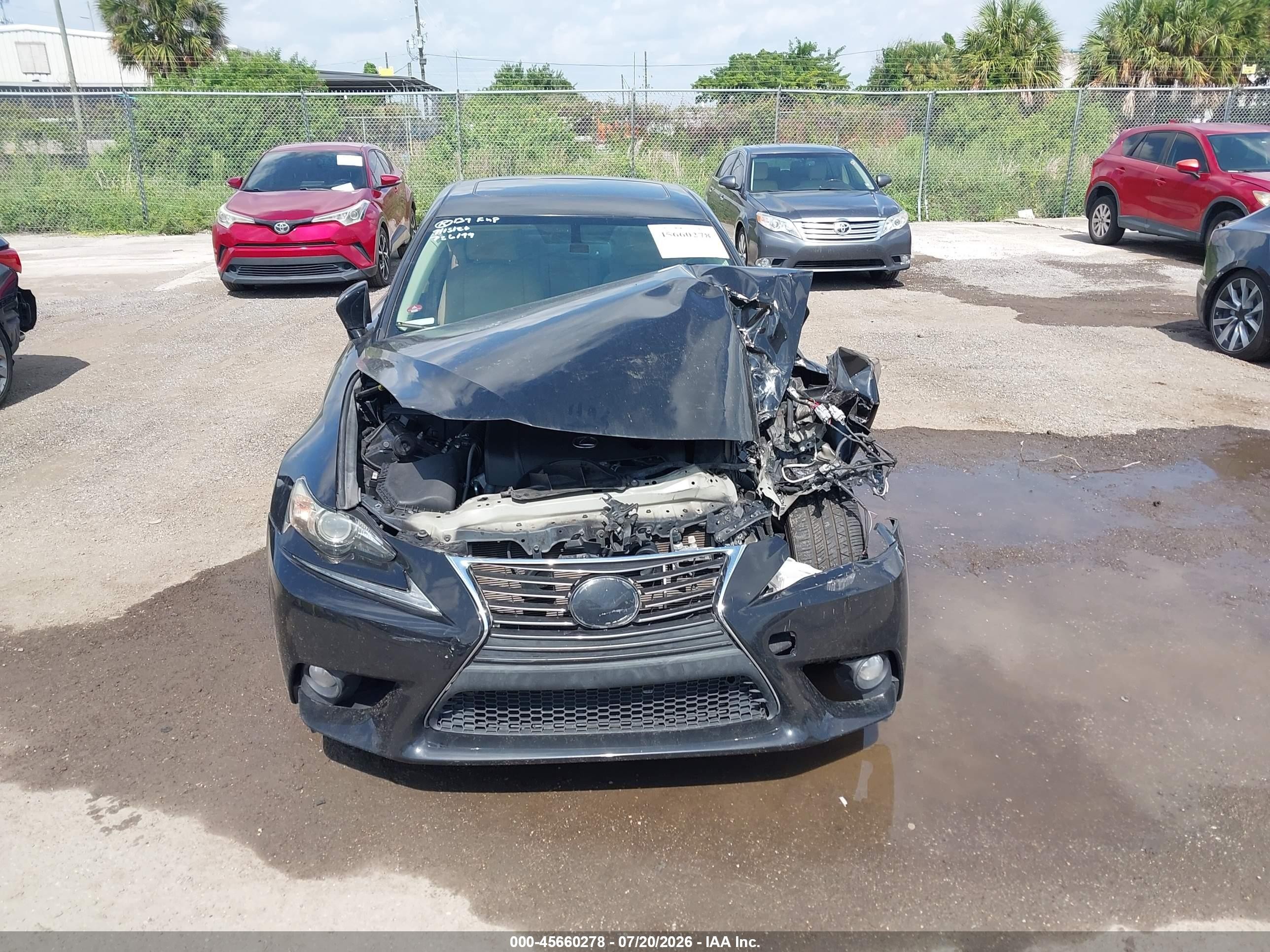 2014 Lexus Is 250 Black vin: JTHBF1D2XE5042760