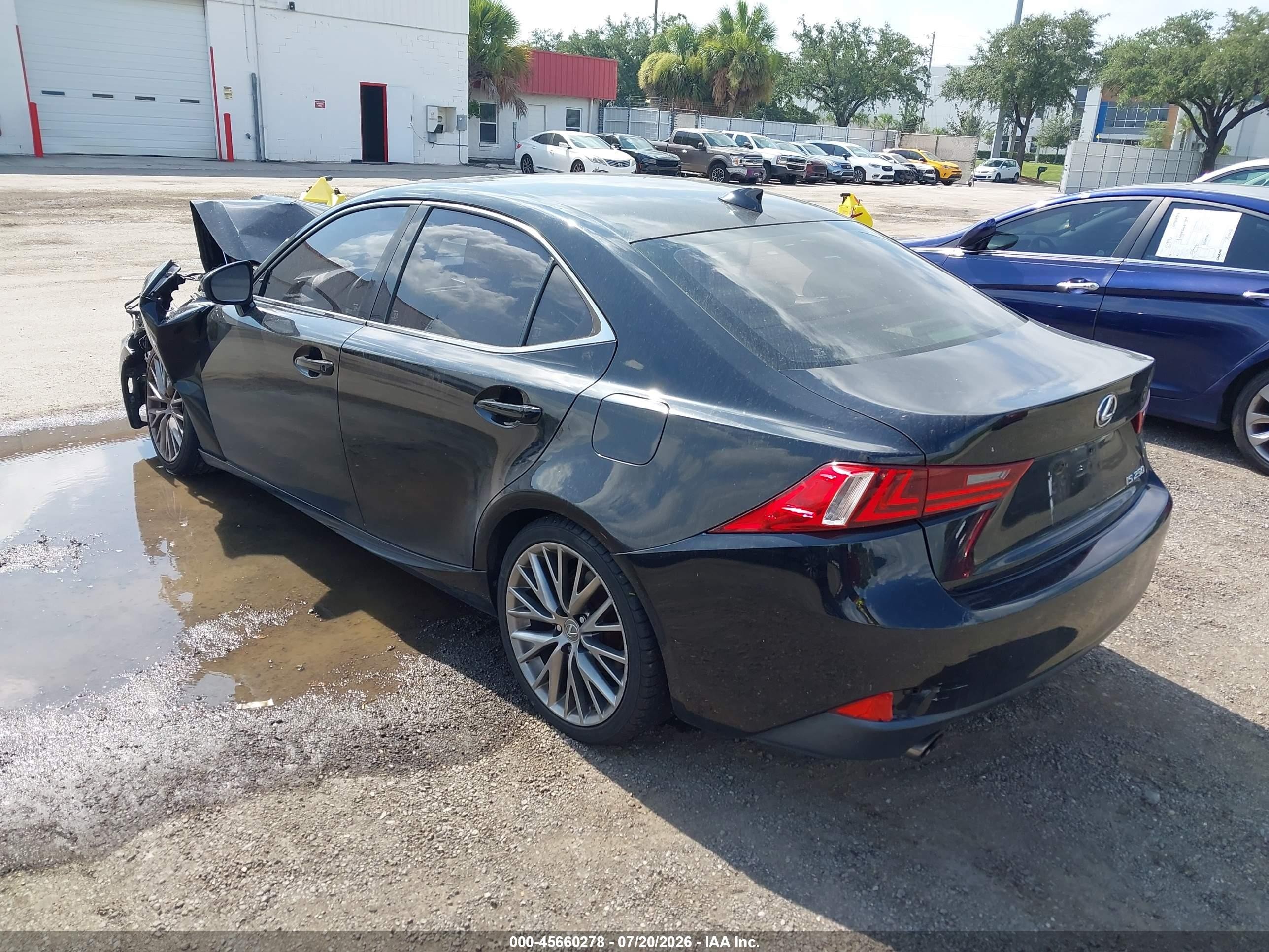 2014 Lexus Is 250 Black vin: JTHBF1D2XE5042760