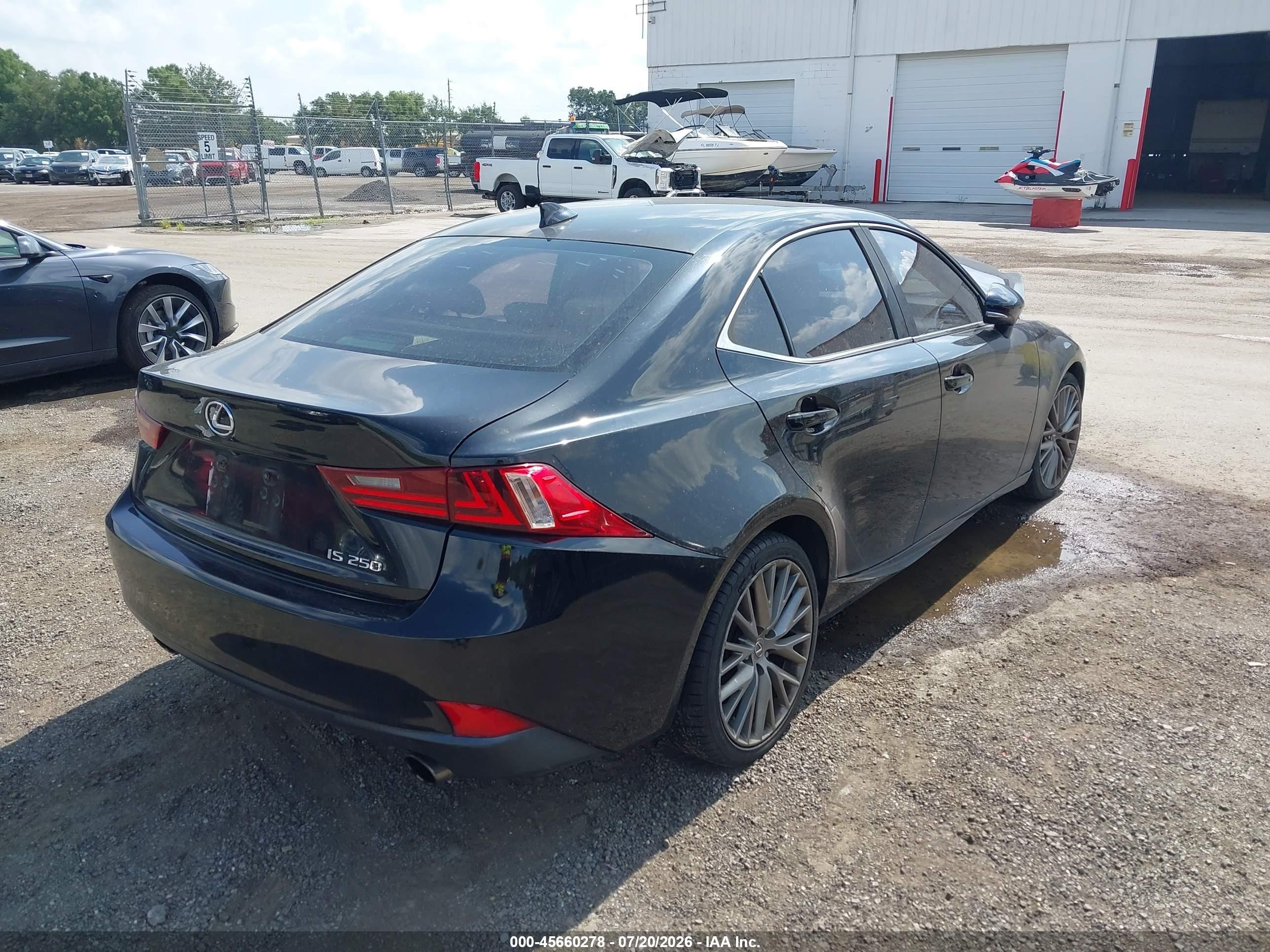 2014 Lexus Is 250 Black vin: JTHBF1D2XE5042760