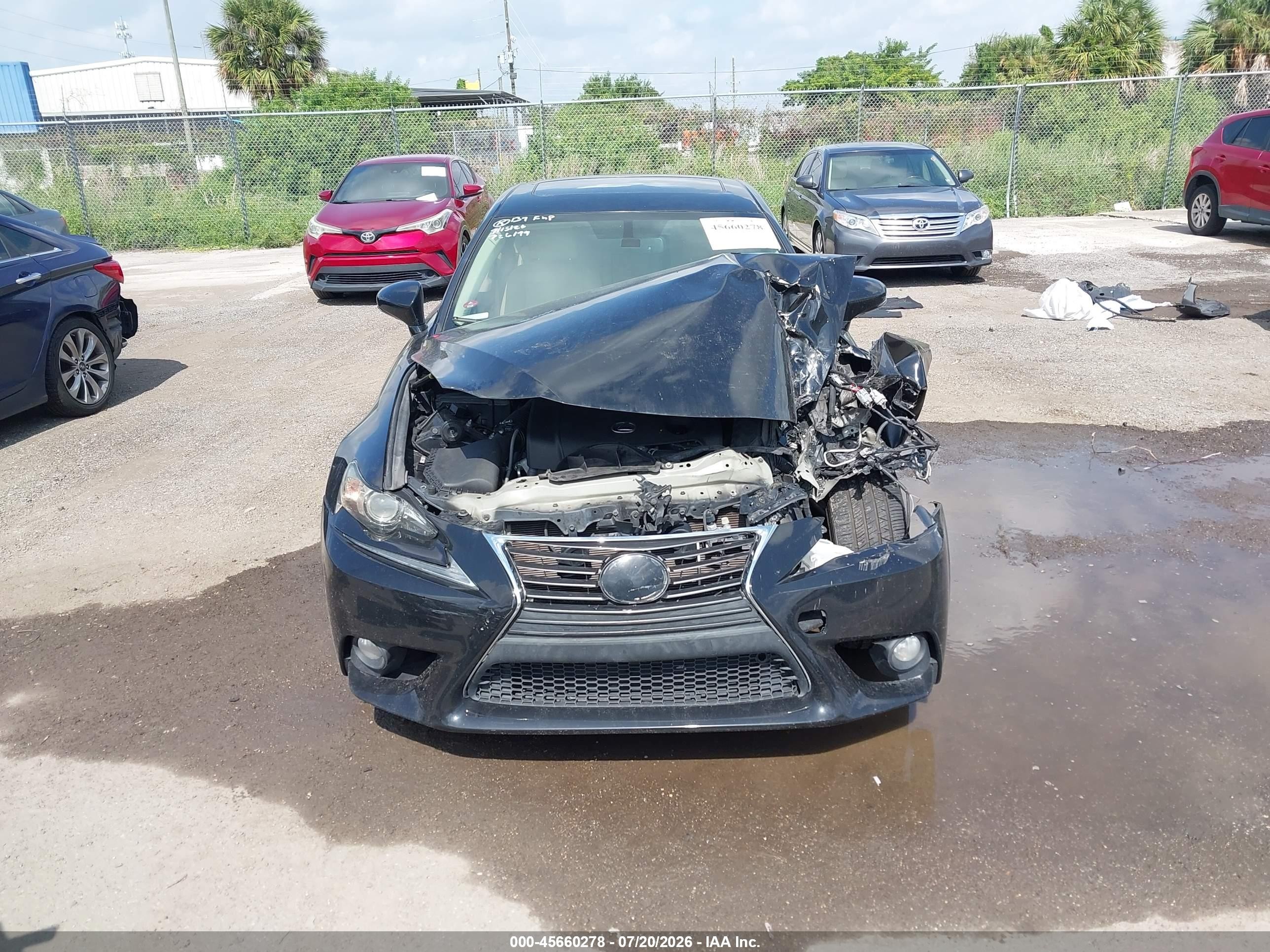 2014 Lexus Is 250 Black vin: JTHBF1D2XE5042760