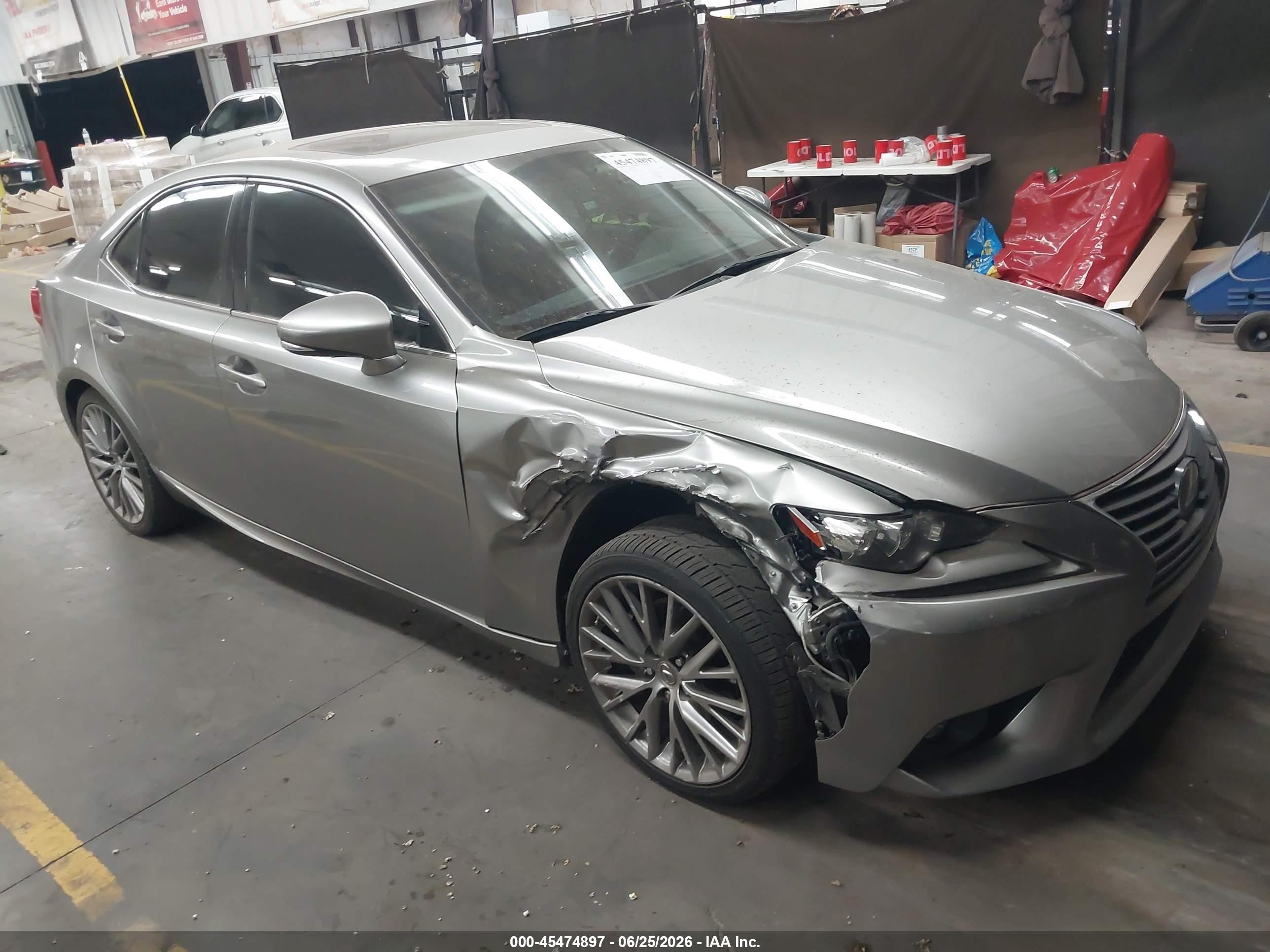 2015 Lexus Is 250   Gray vin: JTHBF1D2XF5056773