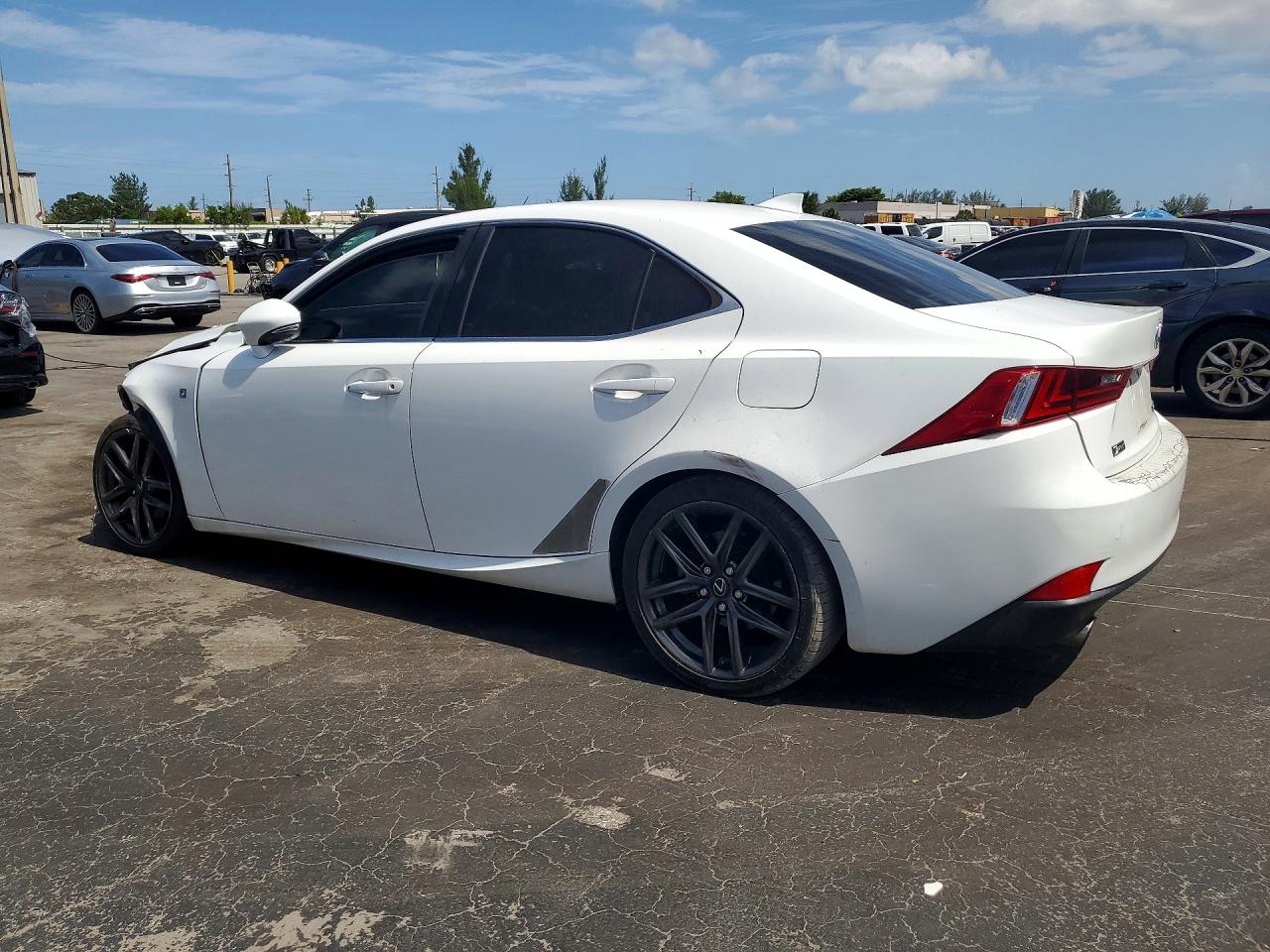2015 Lexus Is 250 Белый vin: JTHBF1D2XF5059818