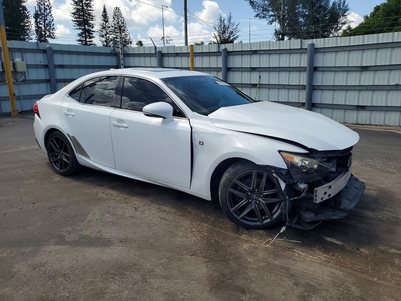 2015 Lexus Is 250 Белый vin: JTHBF1D2XF5059818