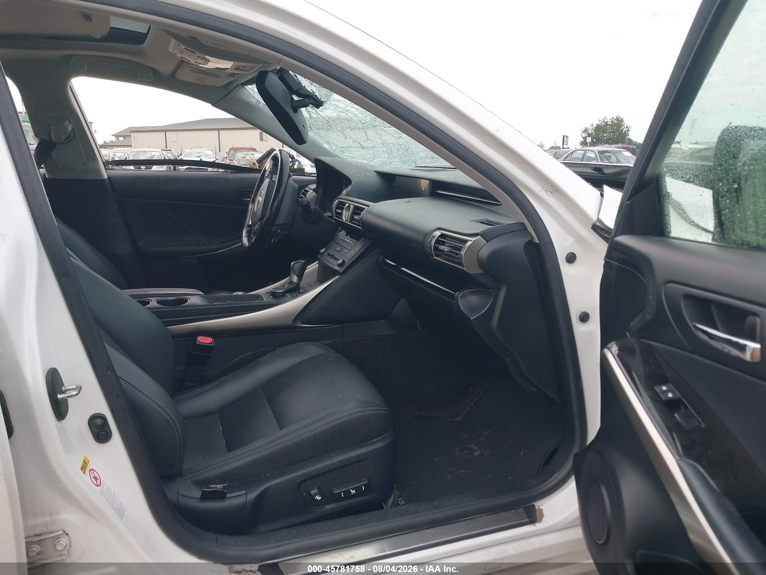 2015 Lexus Is 250   White vin: JTHBF1D2XF5067725