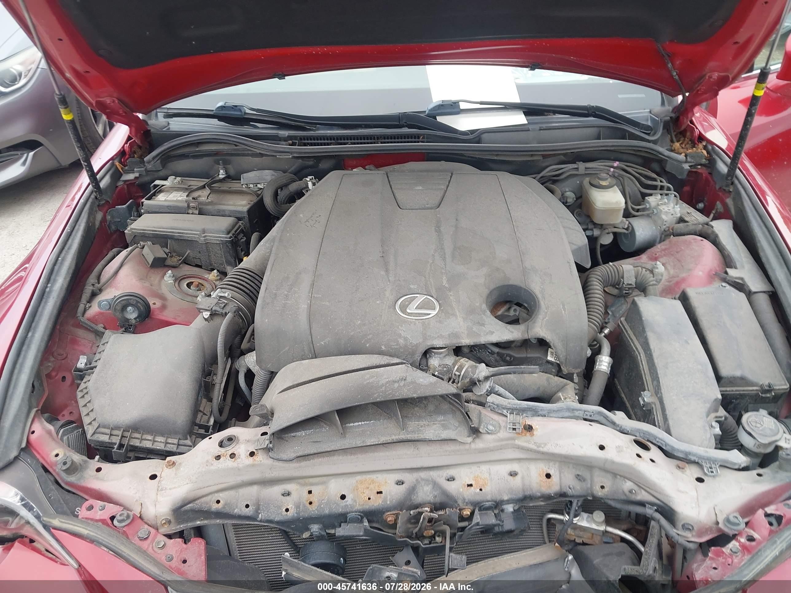 2015 Lexus Is 250   Red vin: JTHBF1D2XF5070883