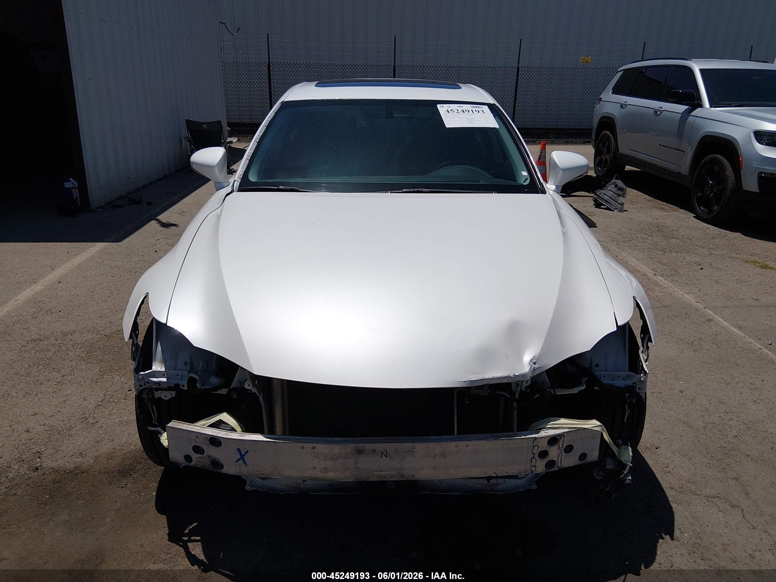 2015 Lexus Is 250   White vin: JTHBF1D2XF5074321