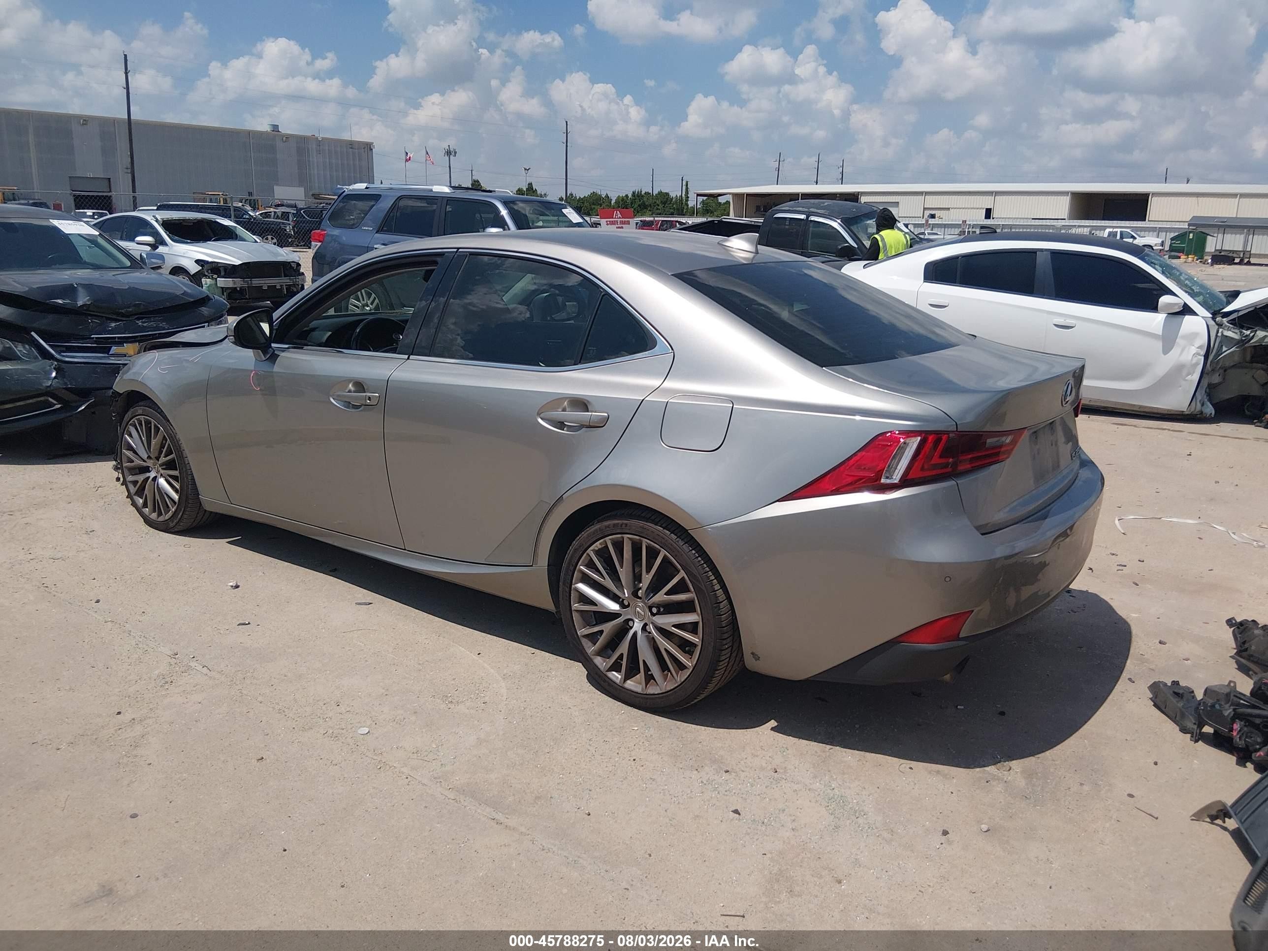 2015 Lexus Is 250 Gray vin: JTHBF1D2XF5076439