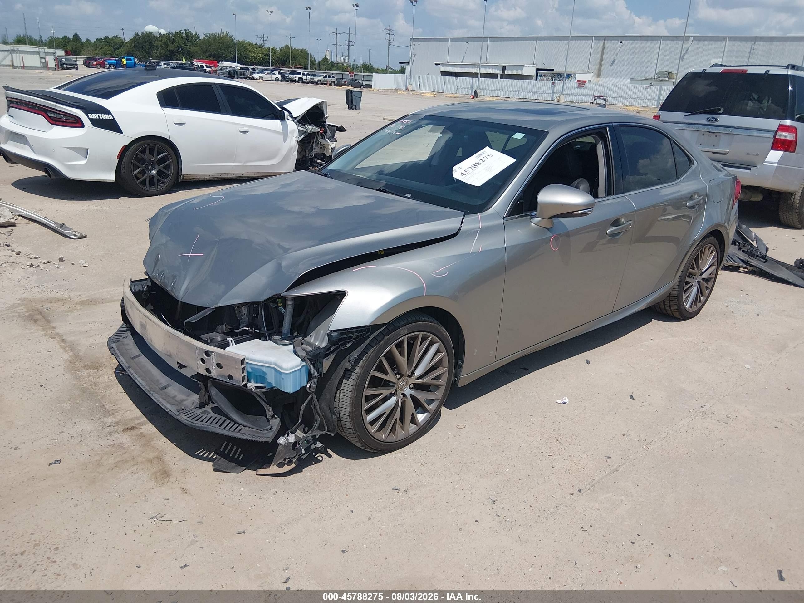 2015 Lexus Is 250 Gray vin: JTHBF1D2XF5076439