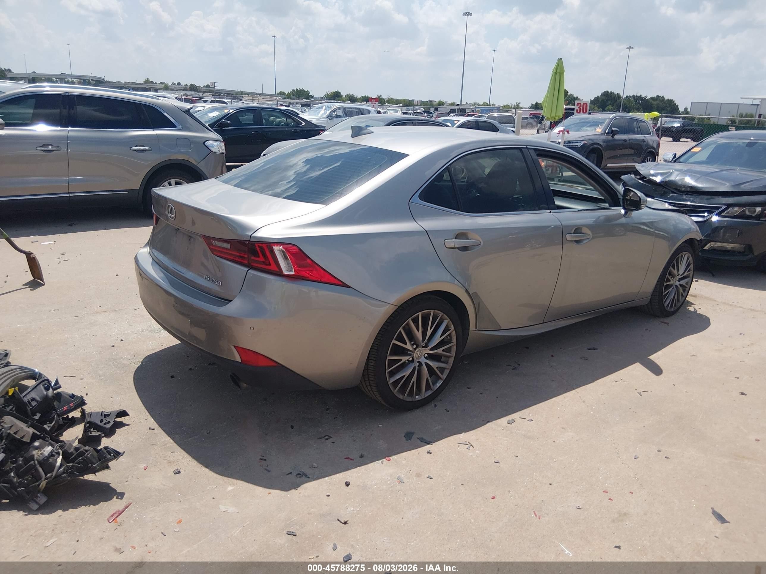 2015 Lexus Is 250 Gray vin: JTHBF1D2XF5076439