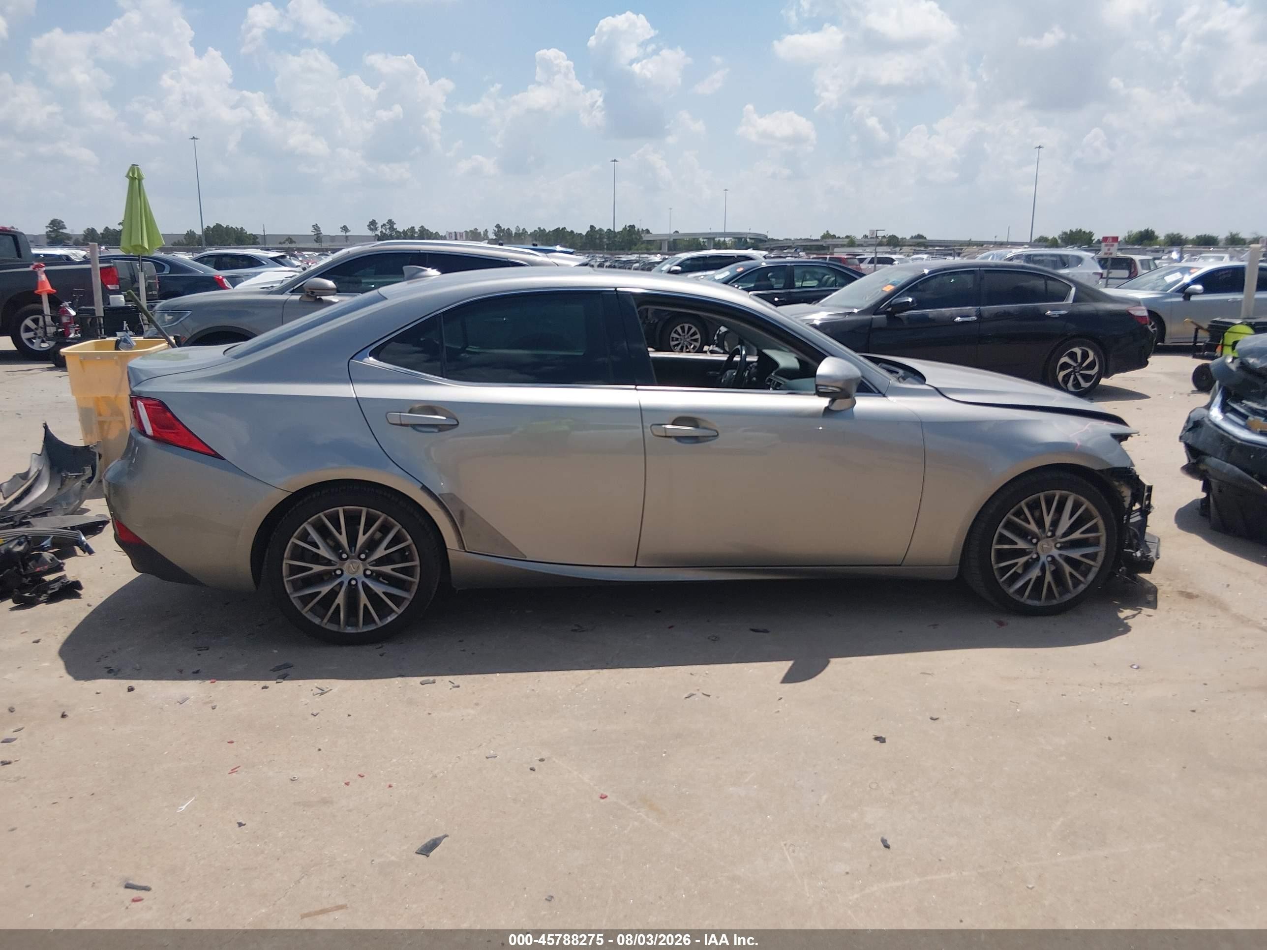 2015 Lexus Is 250 Gray vin: JTHBF1D2XF5076439