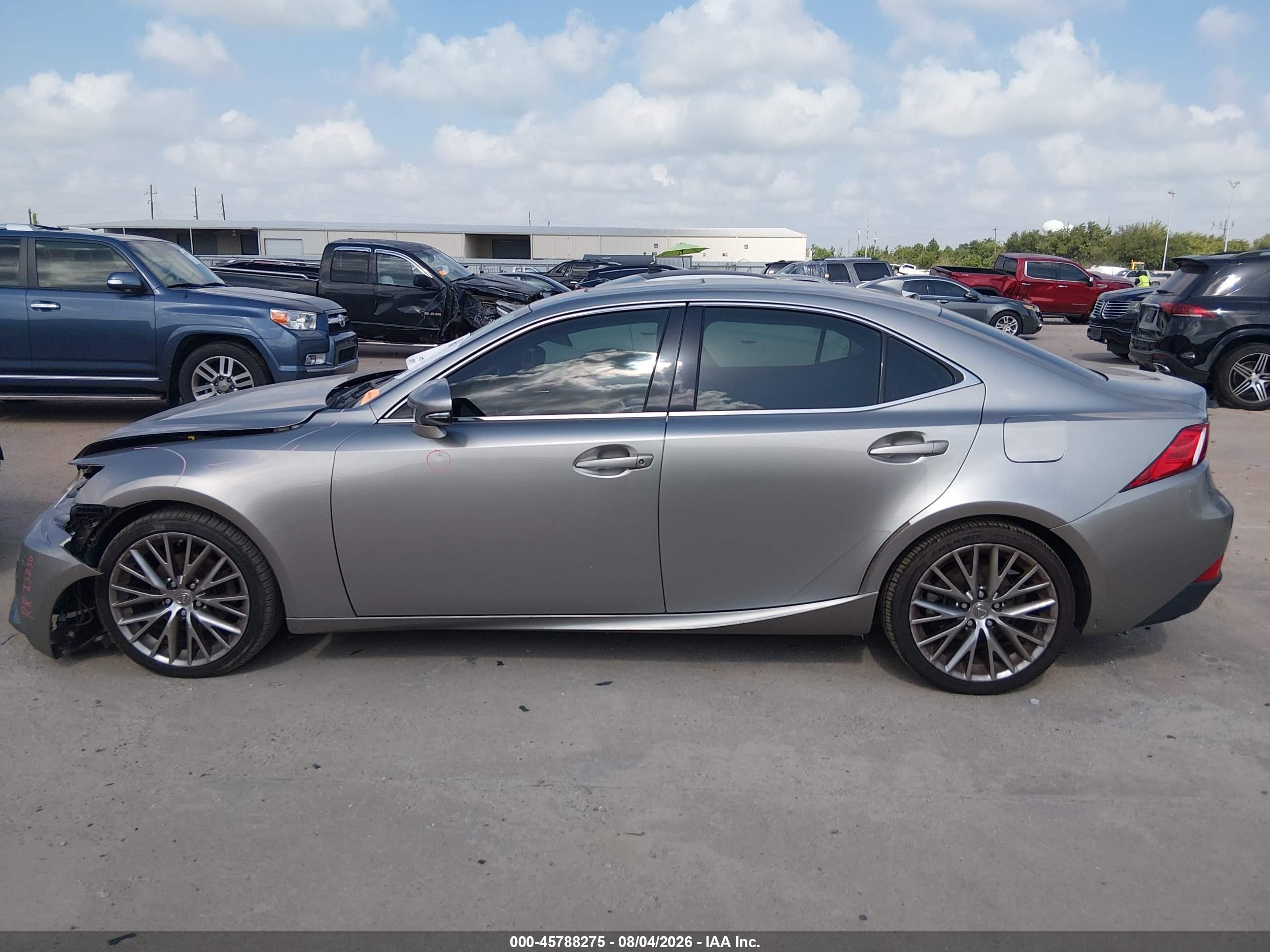2015 Lexus Is 250 Gray vin: JTHBF1D2XF5076439