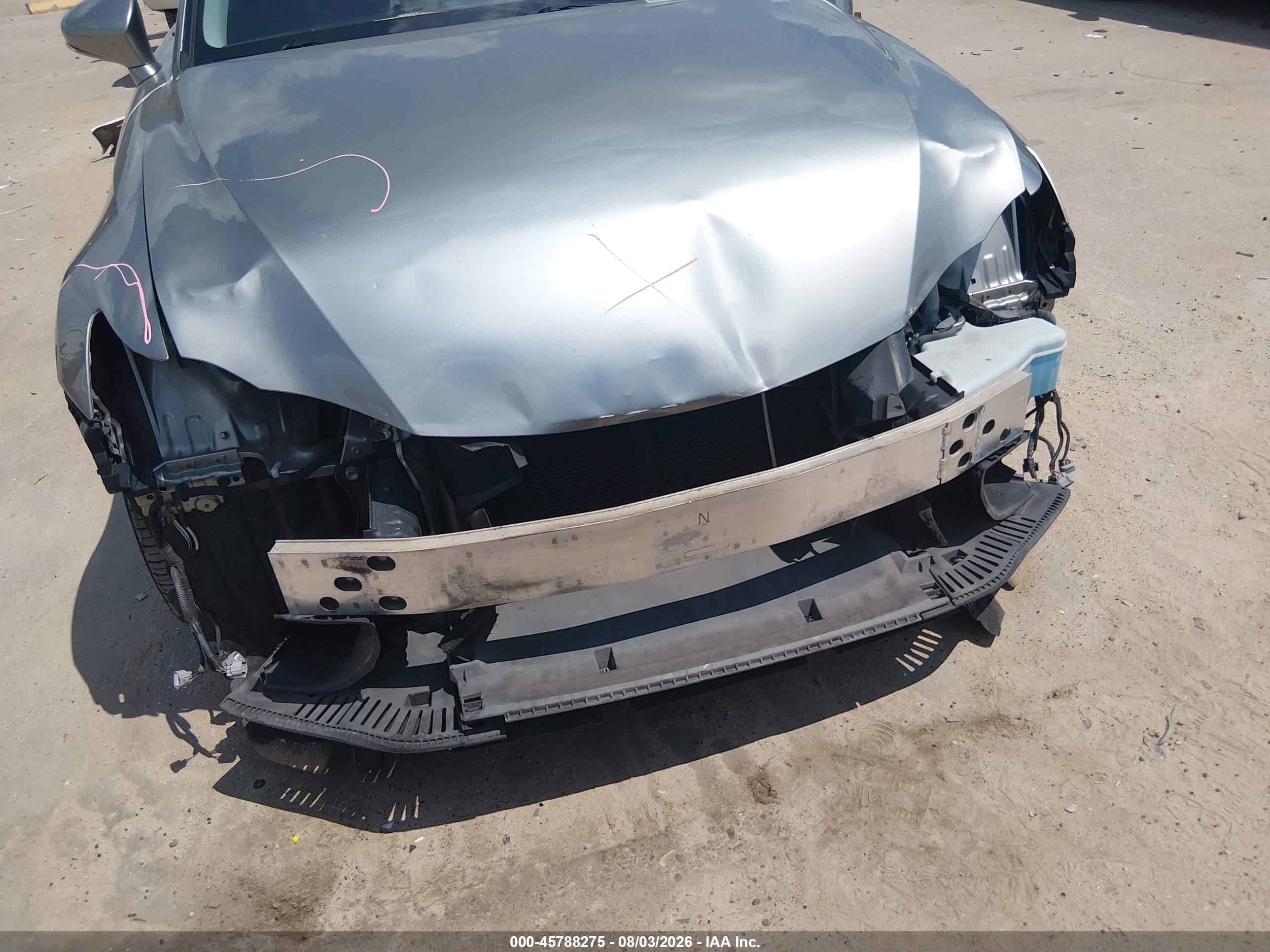 2015 Lexus Is 250 Gray vin: JTHBF1D2XF5076439