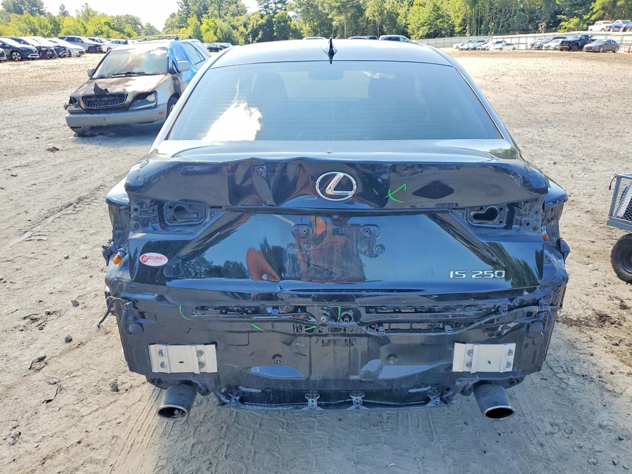 2015 Lexus Is 250 Black vin: JTHBF1D2XF5077090
