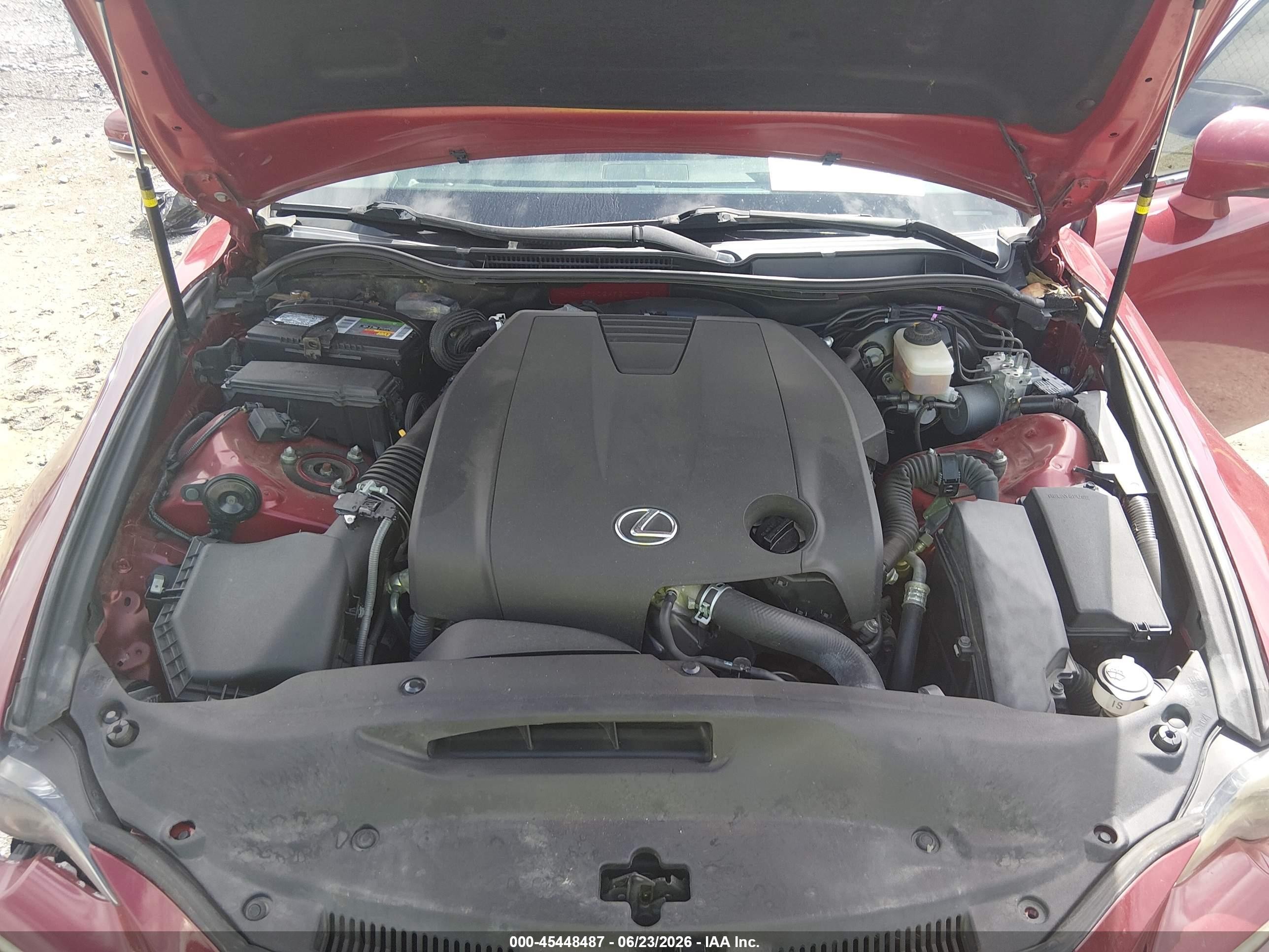 2015 Lexus Is 250   Red vin: JTHBF1D2XF5077154