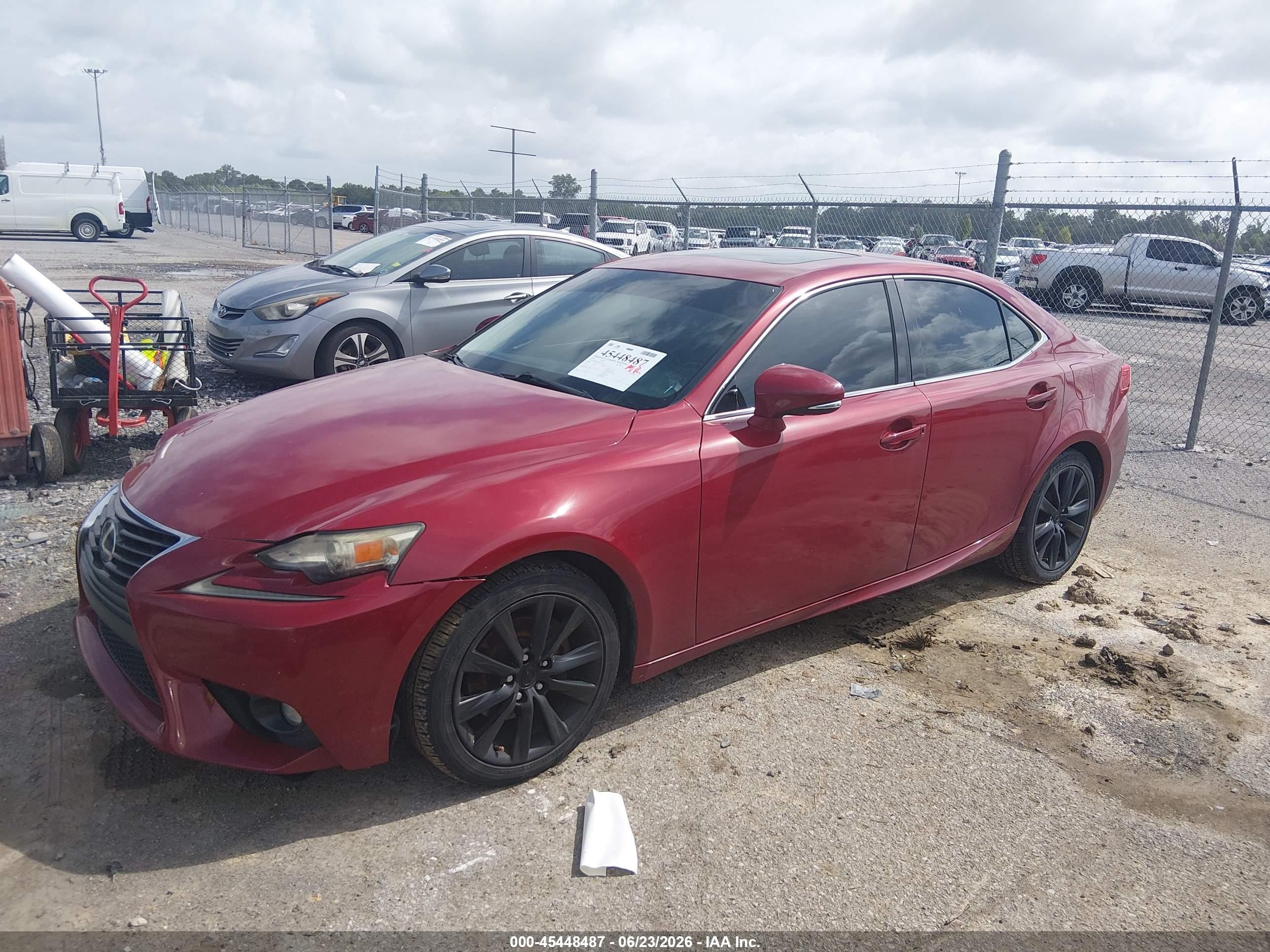 2015 Lexus Is 250   Red vin: JTHBF1D2XF5077154