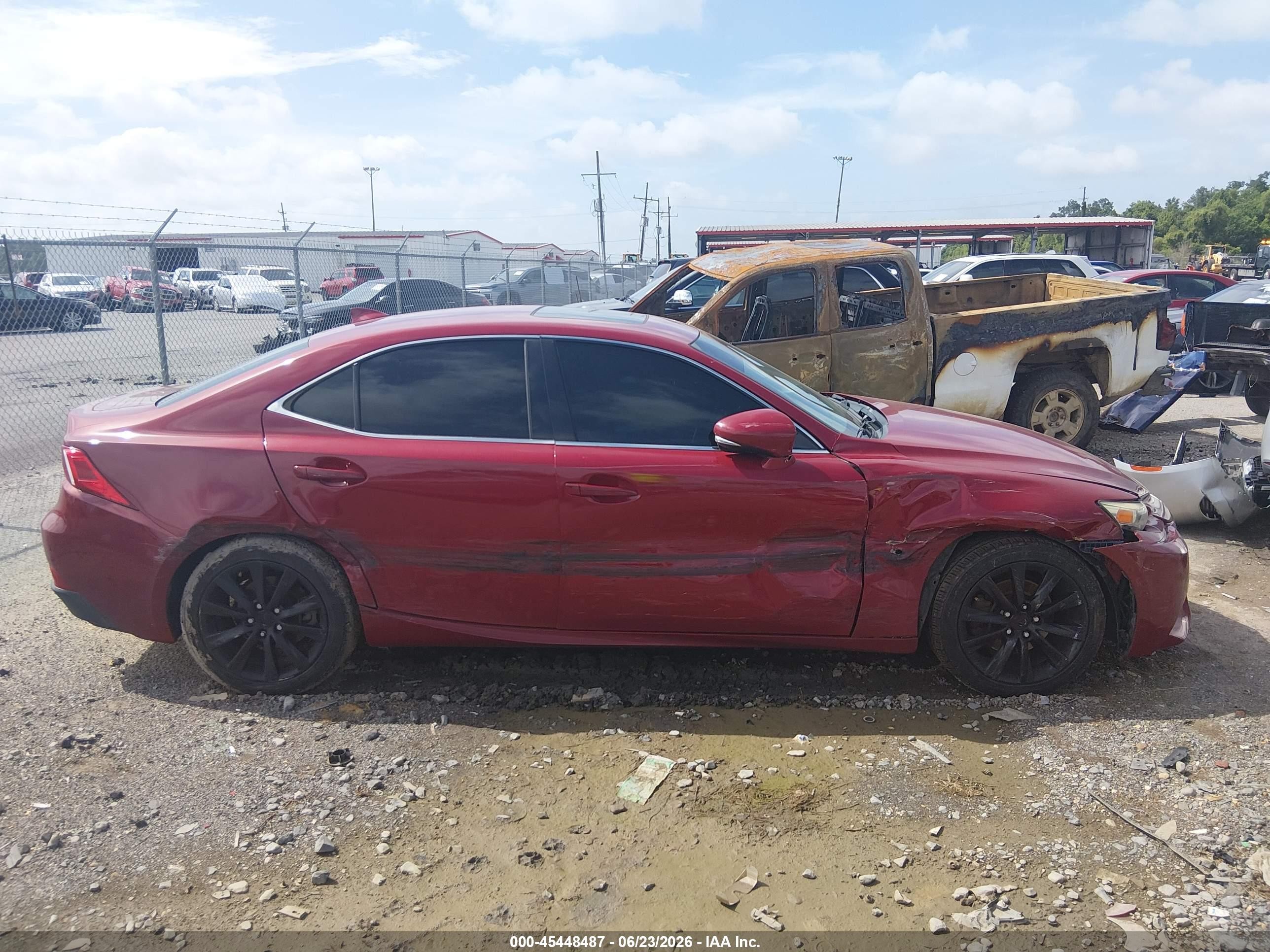 2015 Lexus Is 250   Red vin: JTHBF1D2XF5077154