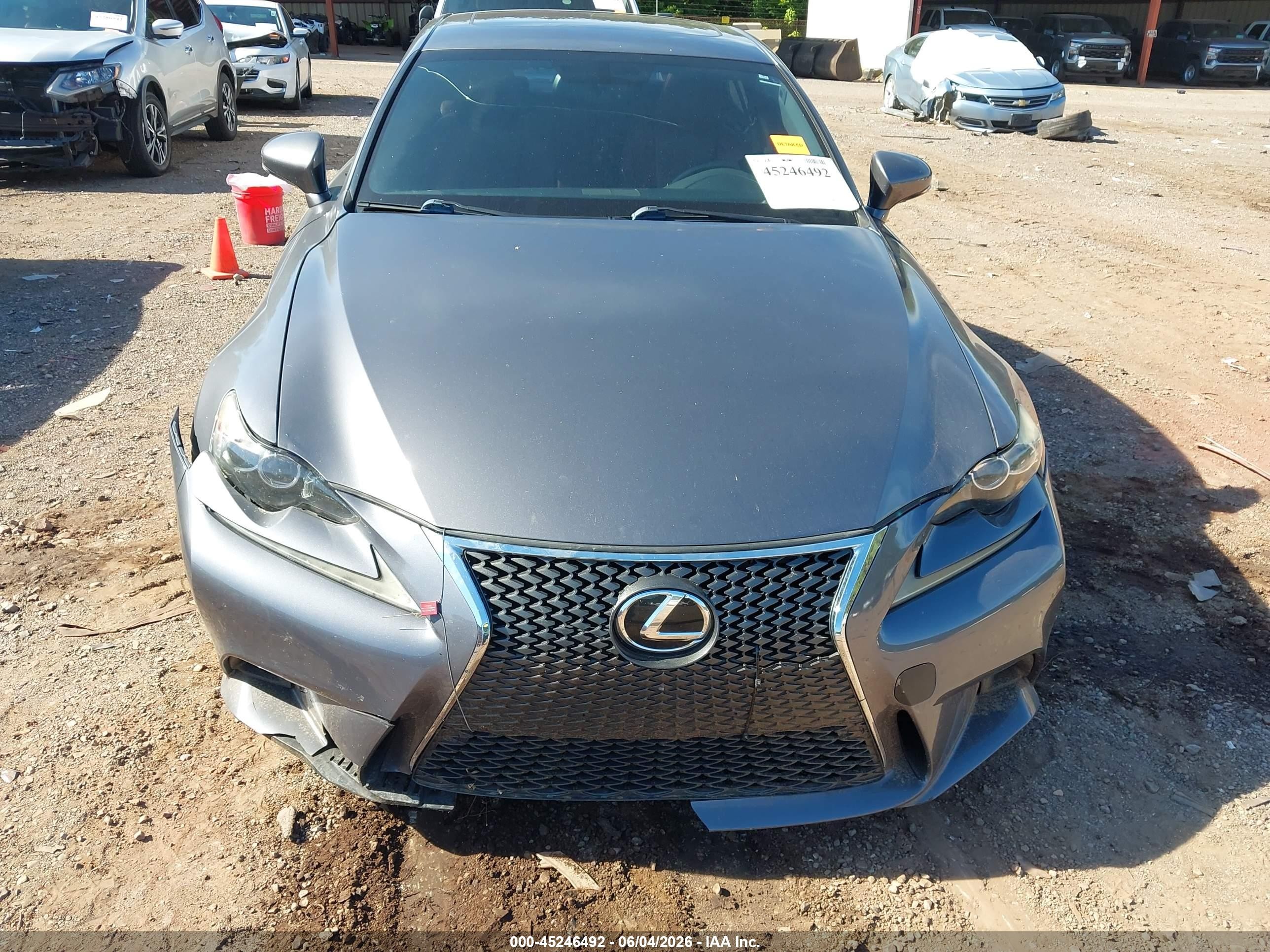 2015 Lexus Is 250   Black vin: JTHBF1D2XF5081849