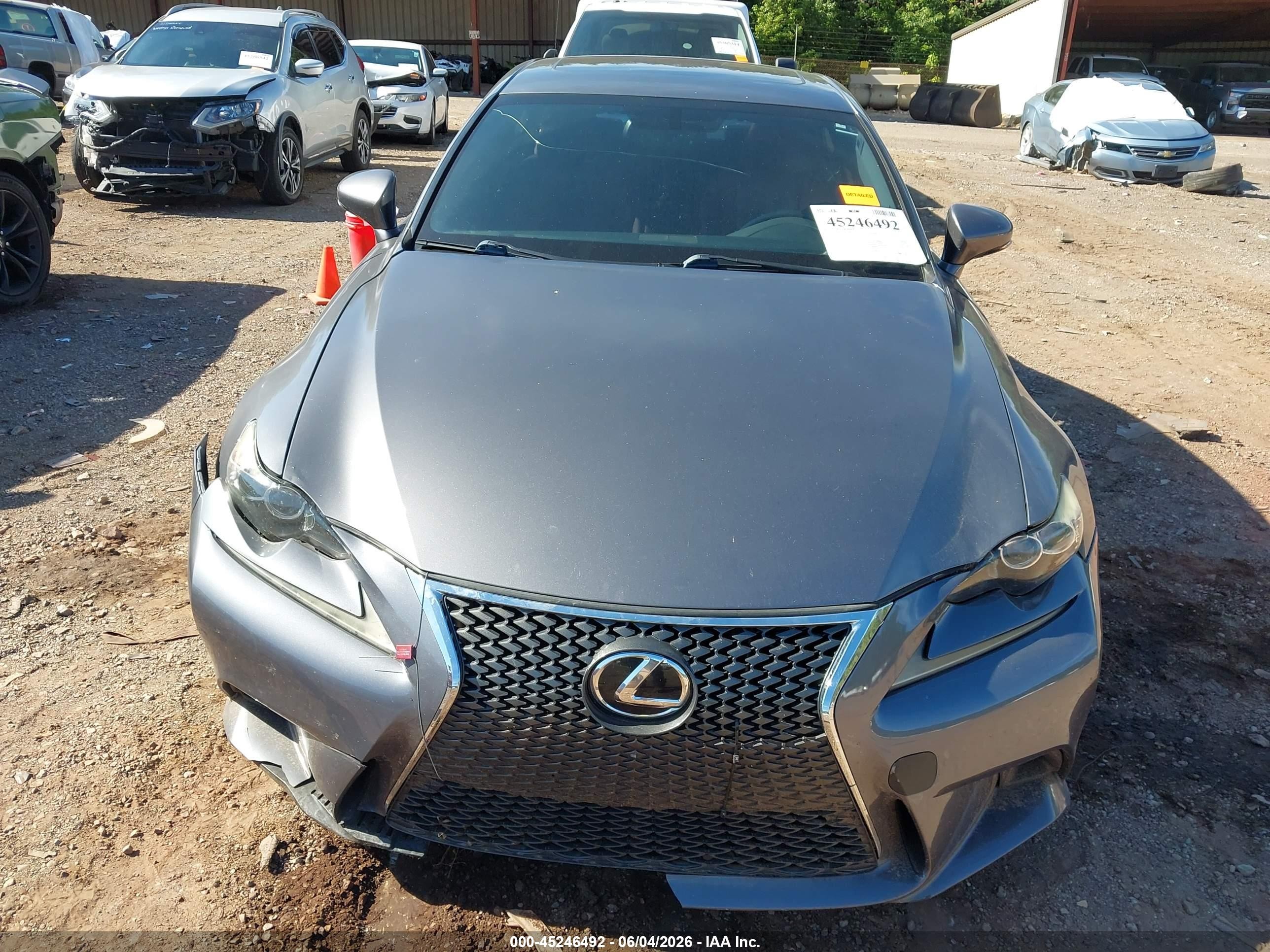 2015 Lexus Is 250   Black vin: JTHBF1D2XF5081849
