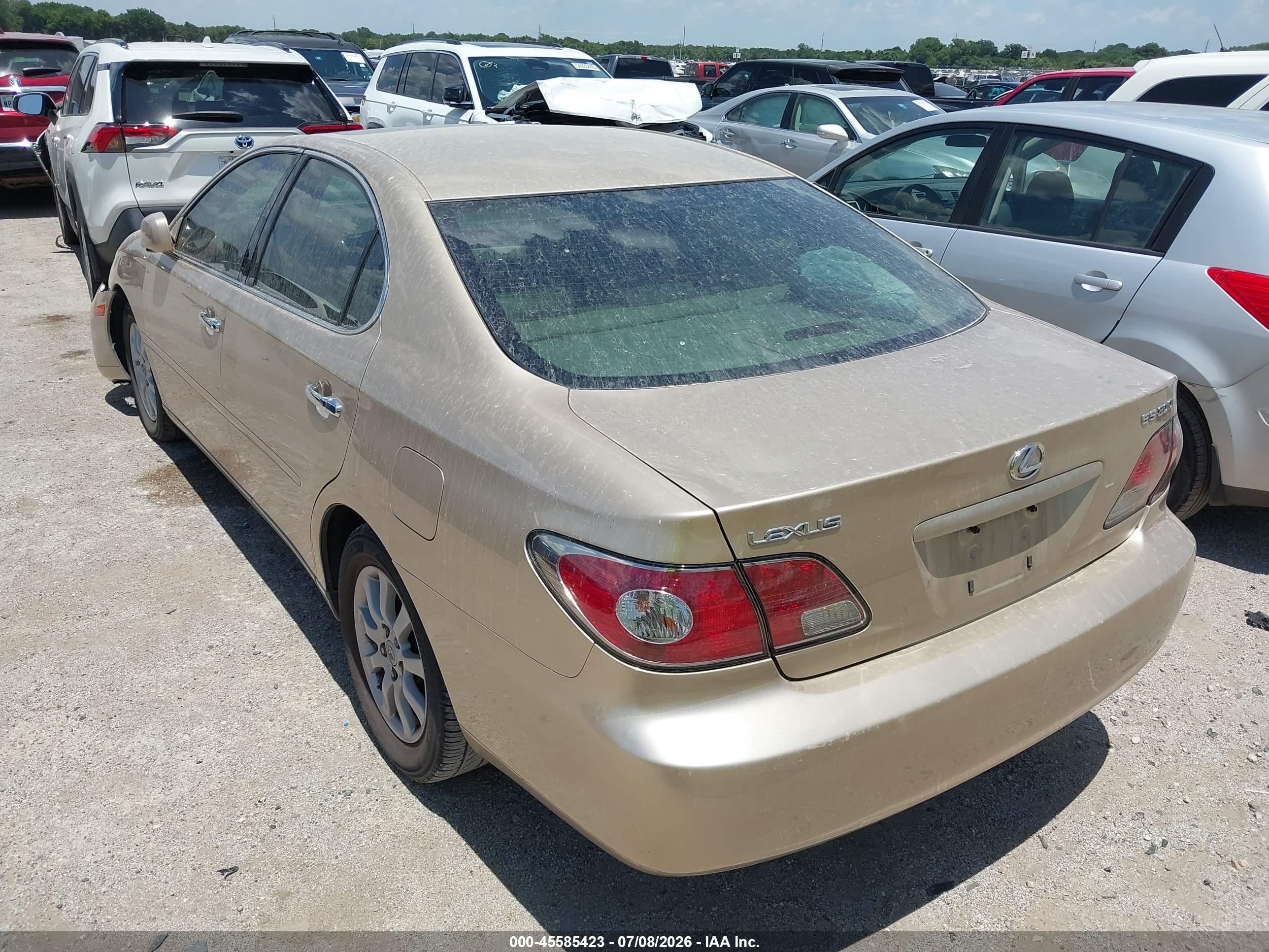 2002 Lexus Es 300   Gold vin: JTHBF30G020072775