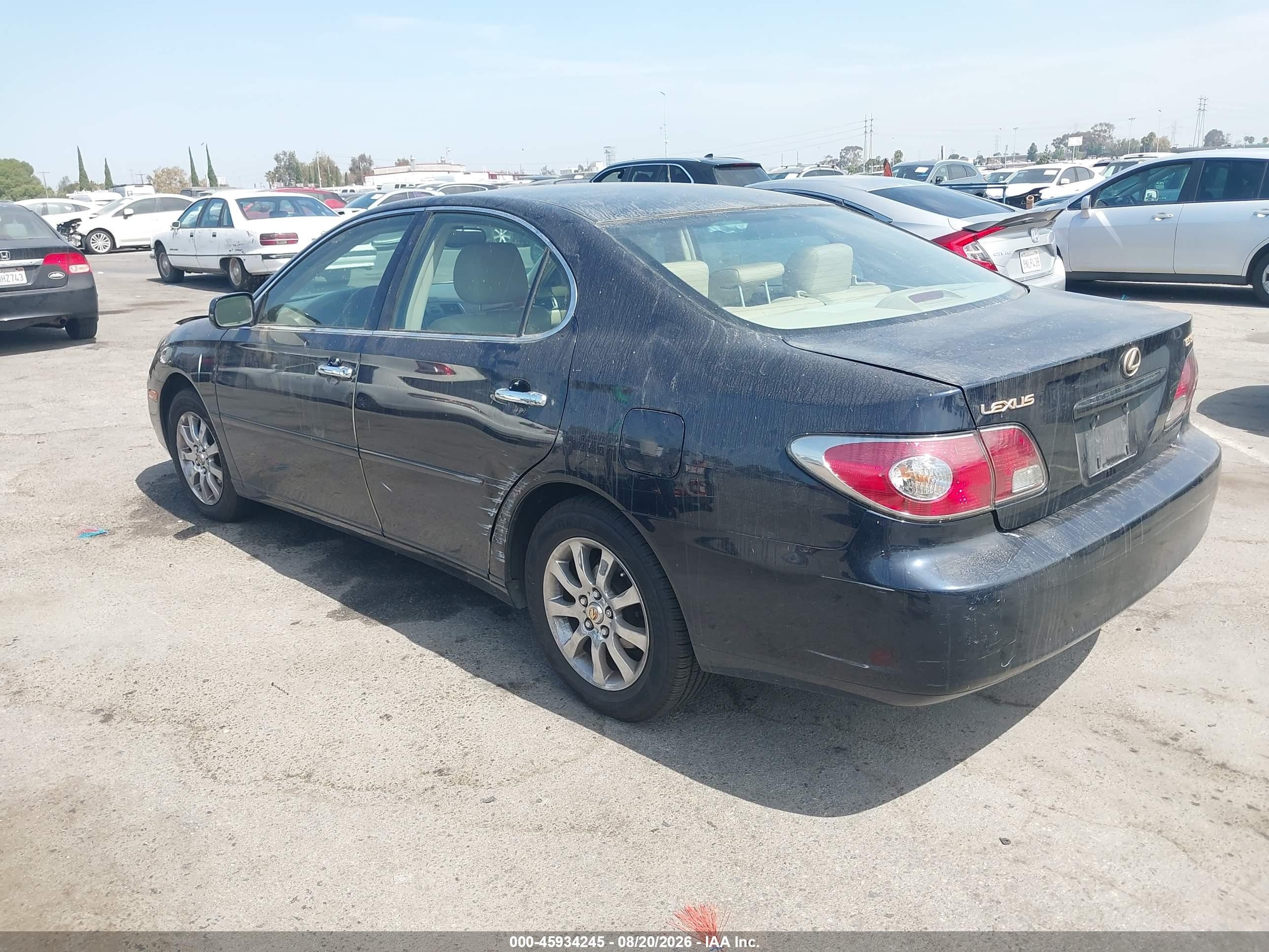 2002 Lexus Es 300 Черный vin: JTHBF30G025013695