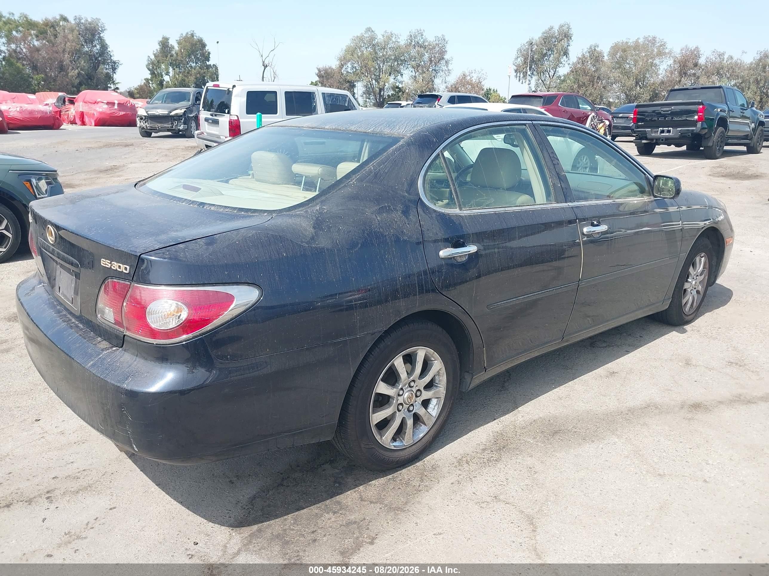 2002 Lexus Es 300 Черный vin: JTHBF30G025013695