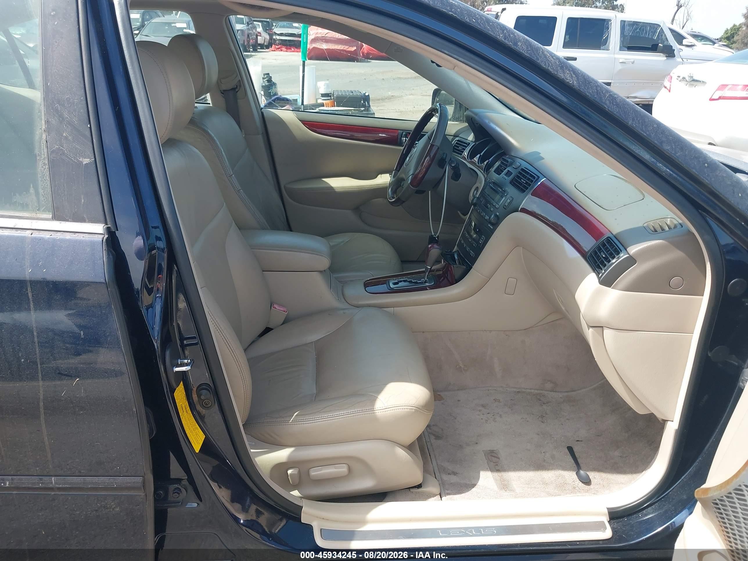 2002 Lexus Es 300 Черный vin: JTHBF30G025013695