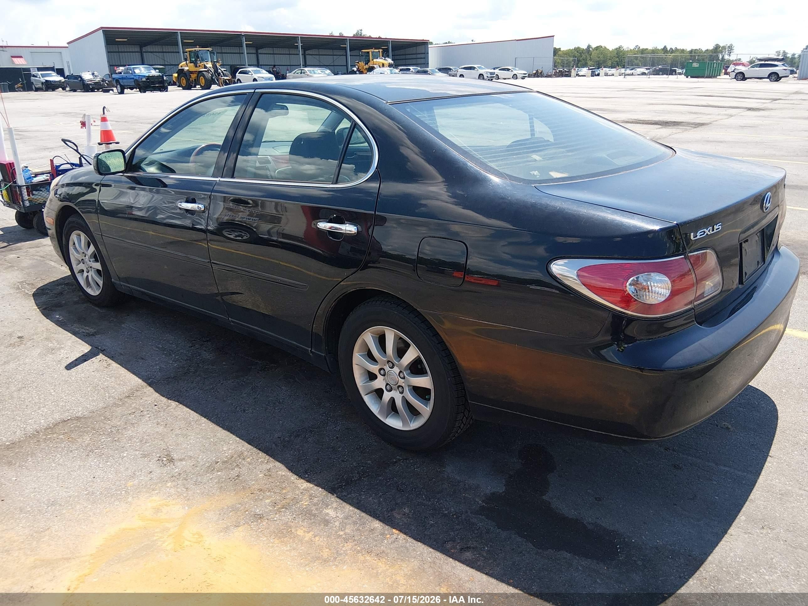 2002 Lexus Es 300   Black vin: JTHBF30G025035227