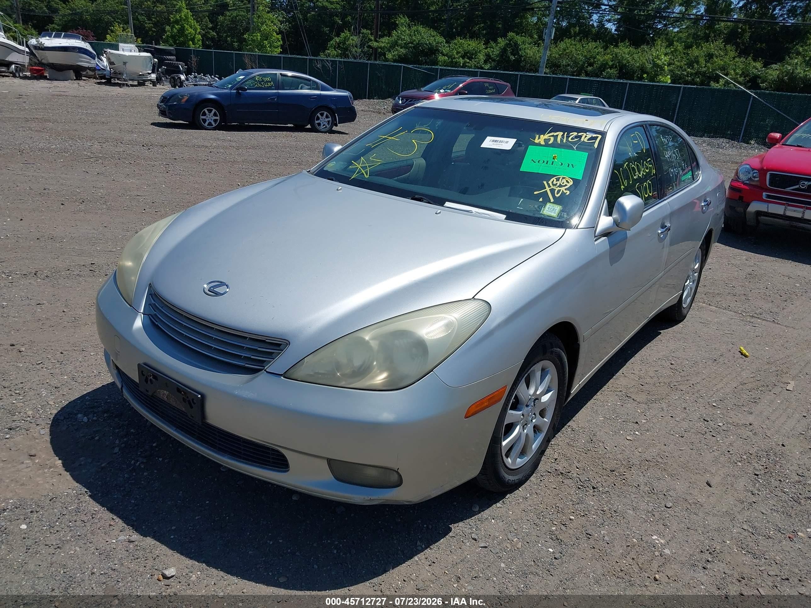 2003 Lexus Es 300   Gray vin: JTHBF30G030121720