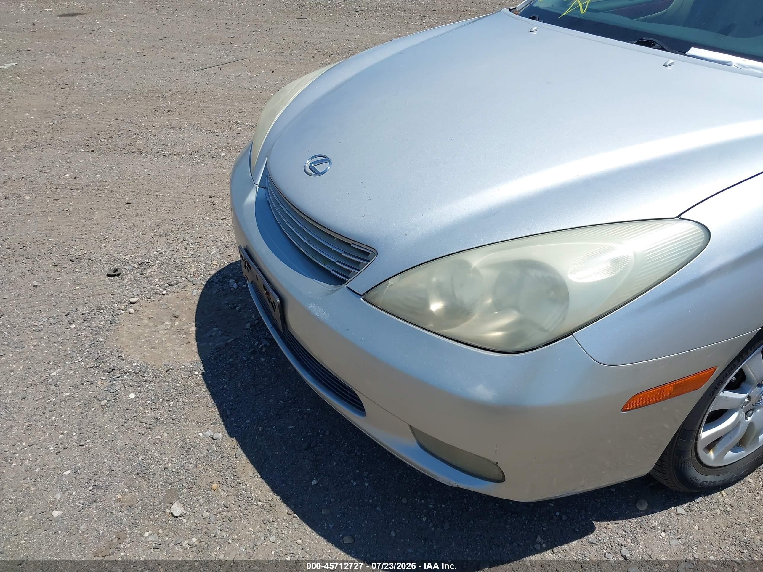 2003 Lexus Es 300   Gray vin: JTHBF30G030121720