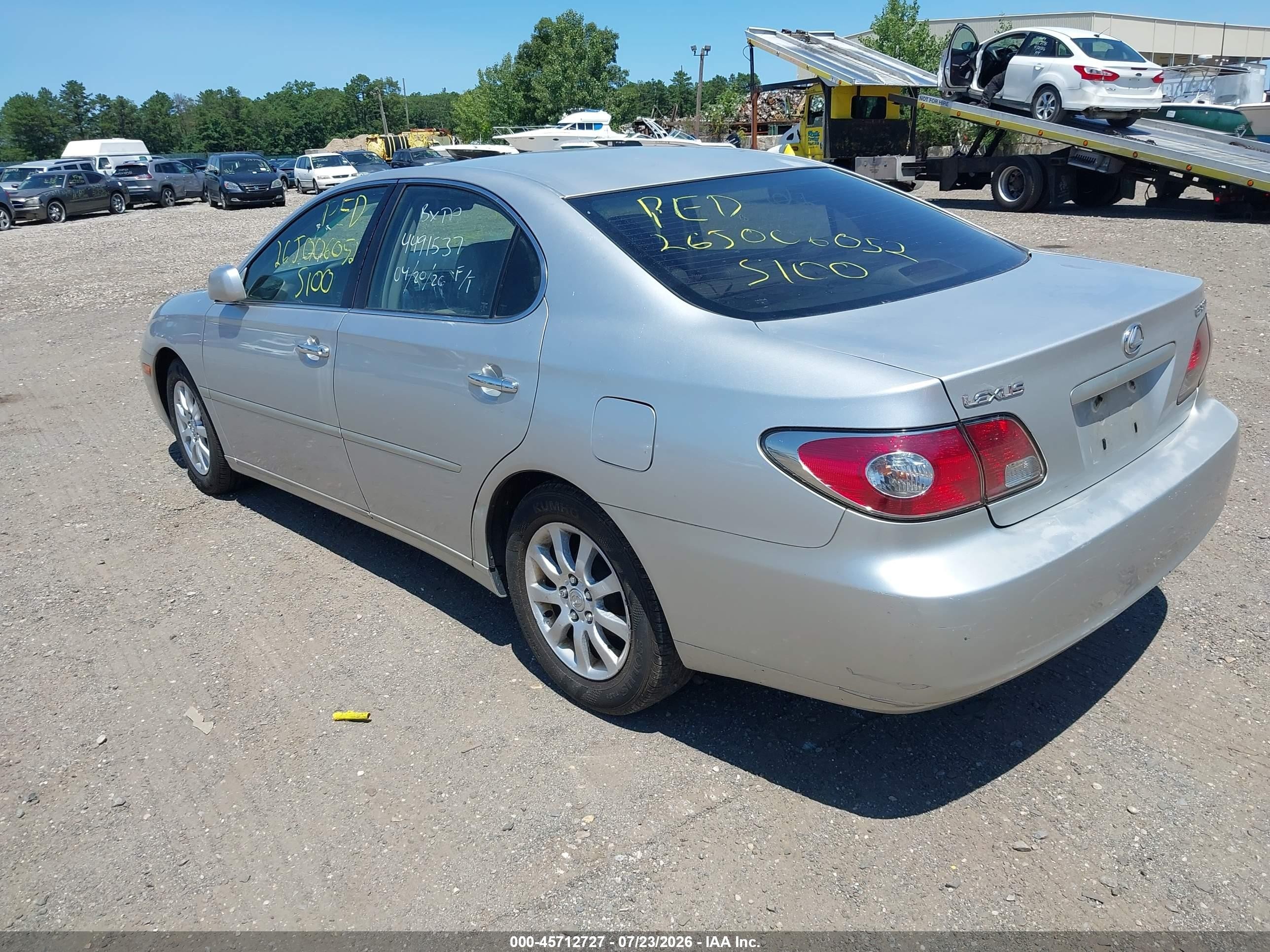 2003 Lexus Es 300   Gray vin: JTHBF30G030121720