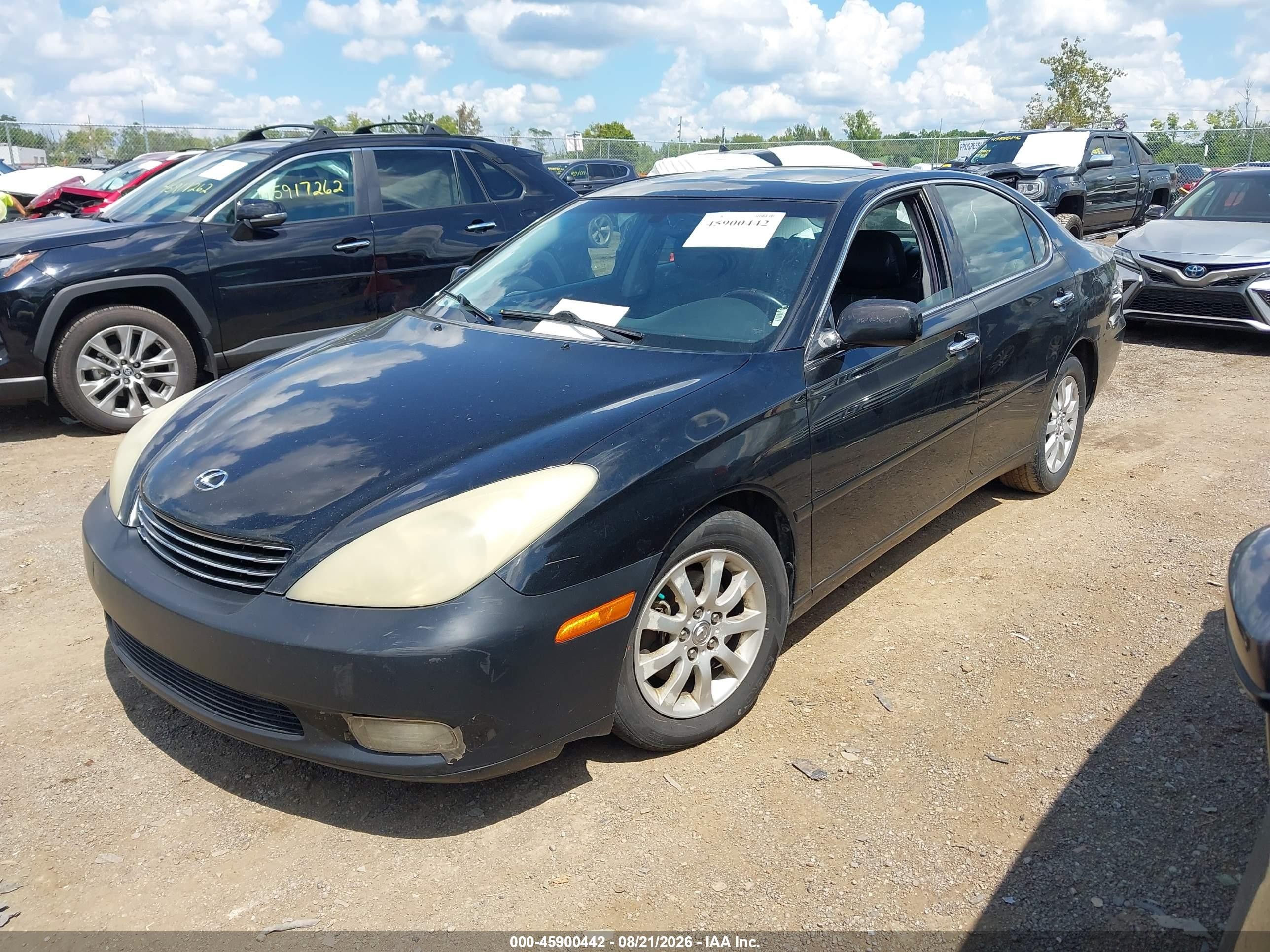 2003 Lexus Es 300 Black vin: JTHBF30G030130367