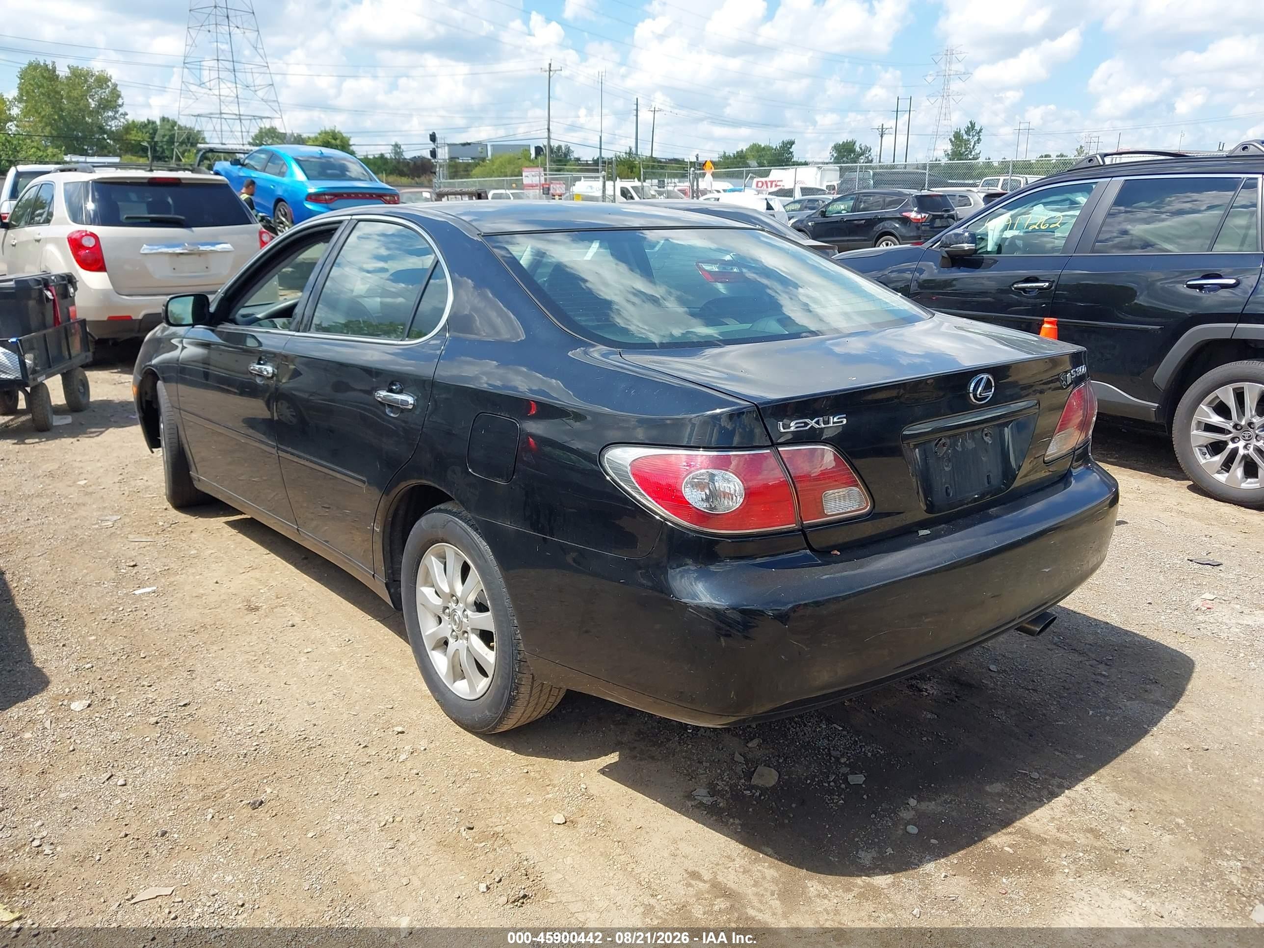 2003 Lexus Es 300 Black vin: JTHBF30G030130367