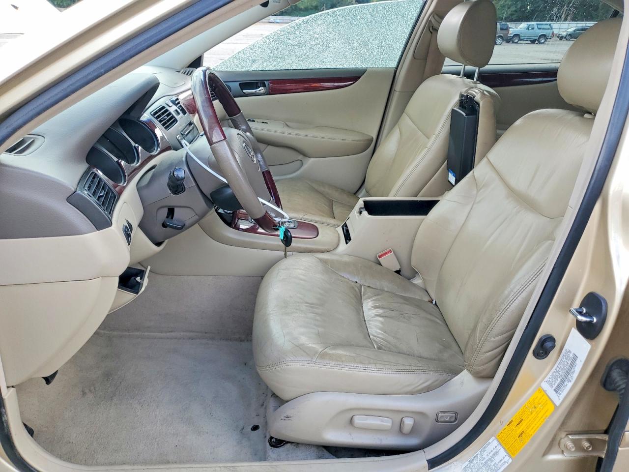 2003 Lexus Es 300 Beige vin: JTHBF30G035041515