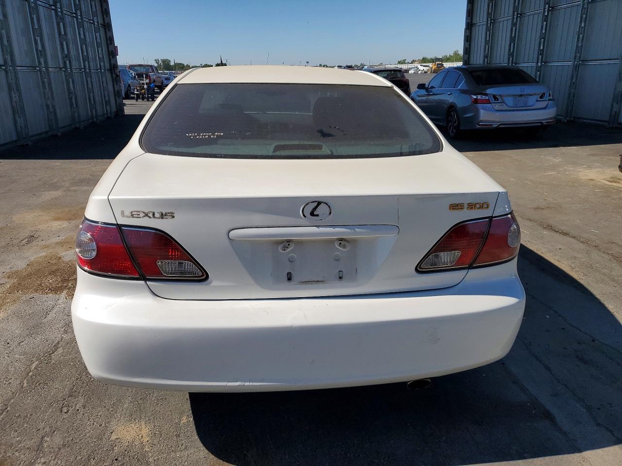 2003 Lexus Es 300 Белый vin: JTHBF30G036002692