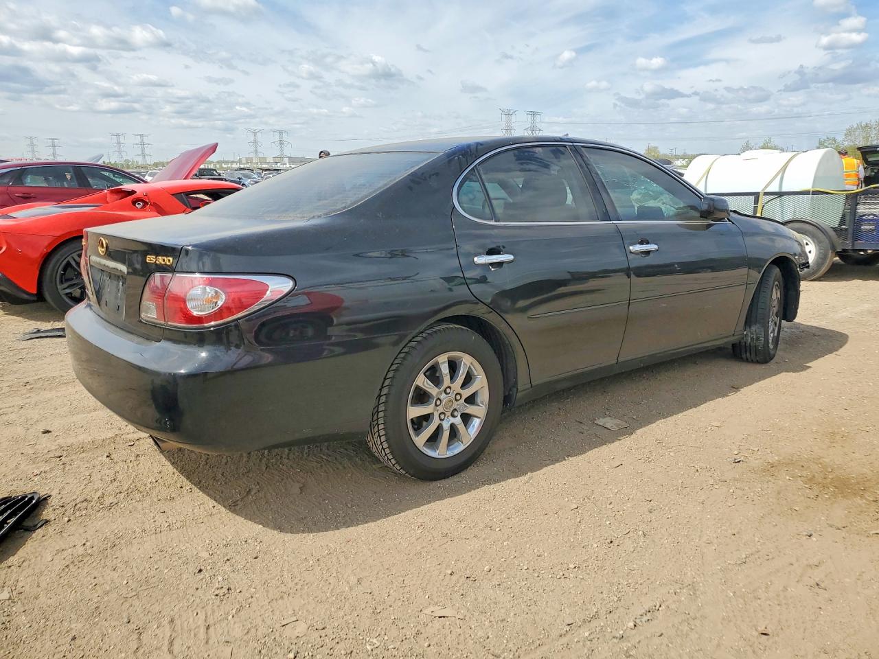 2002 Lexus Es 300 Black vin: JTHBF30G120072512