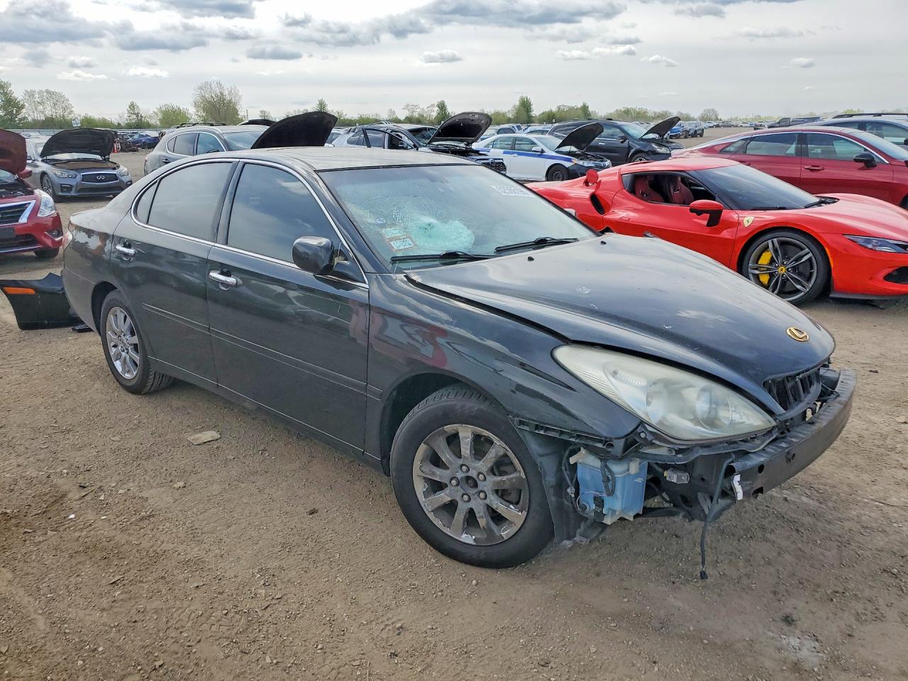 2002 Lexus Es 300 Black vin: JTHBF30G120072512