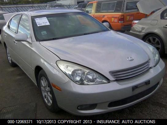 2002 Lexus Es 300 Sedan vin: JTHBF30G120074194