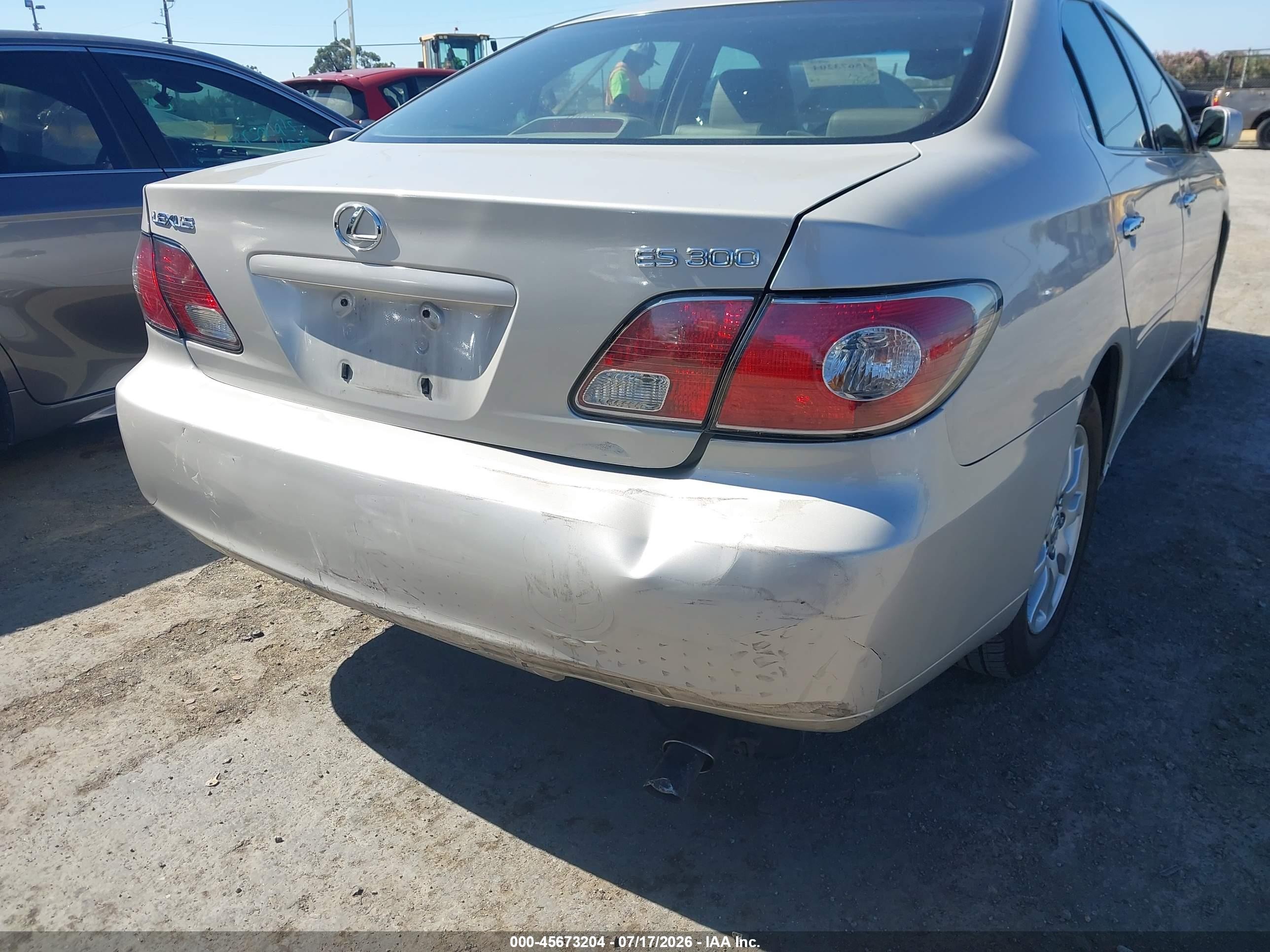 2002 Lexus Es 300   Серый vin: JTHBF30G120081565