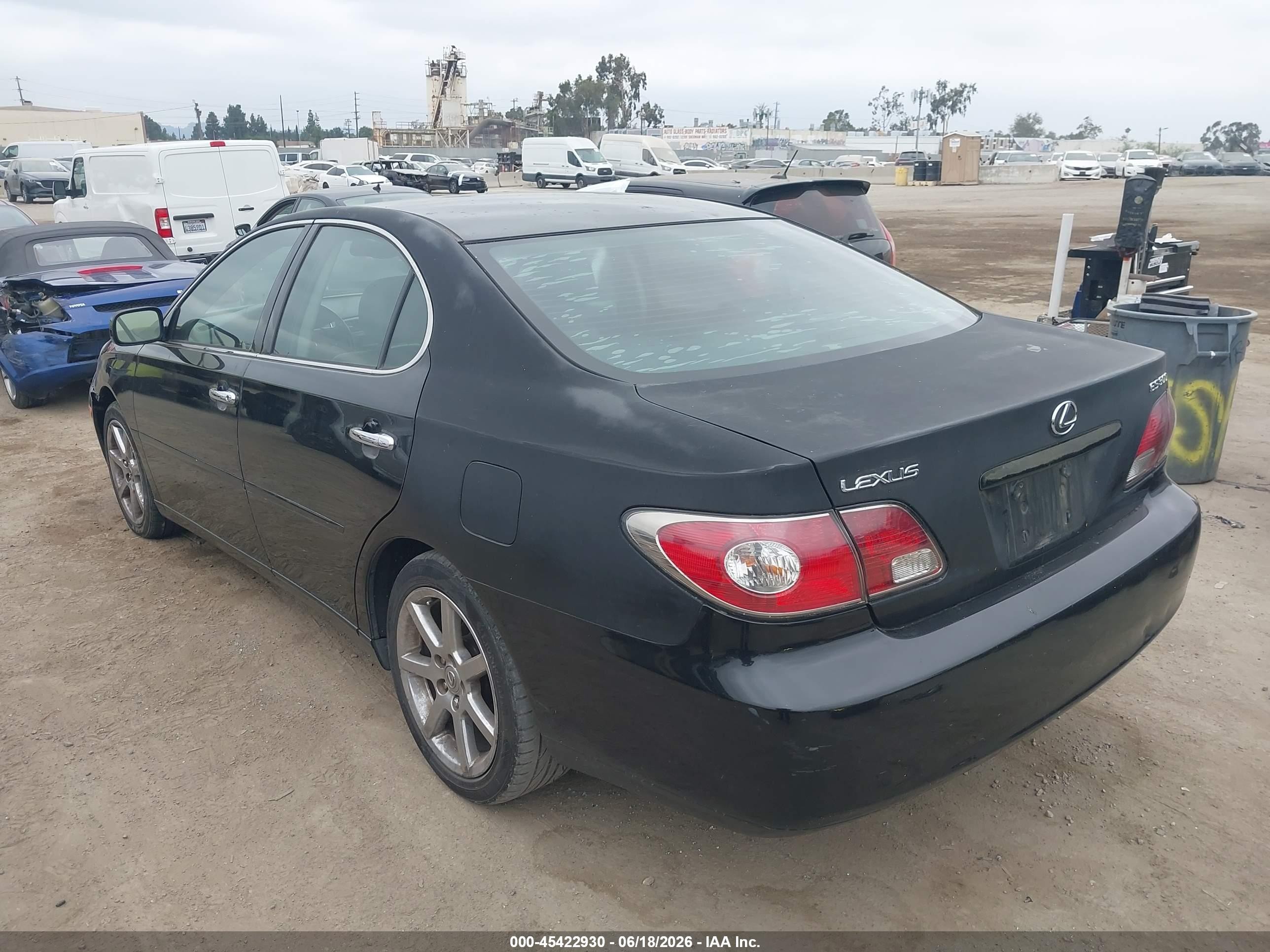 2003 Lexus Es 300 Black vin: JTHBF30G130087318