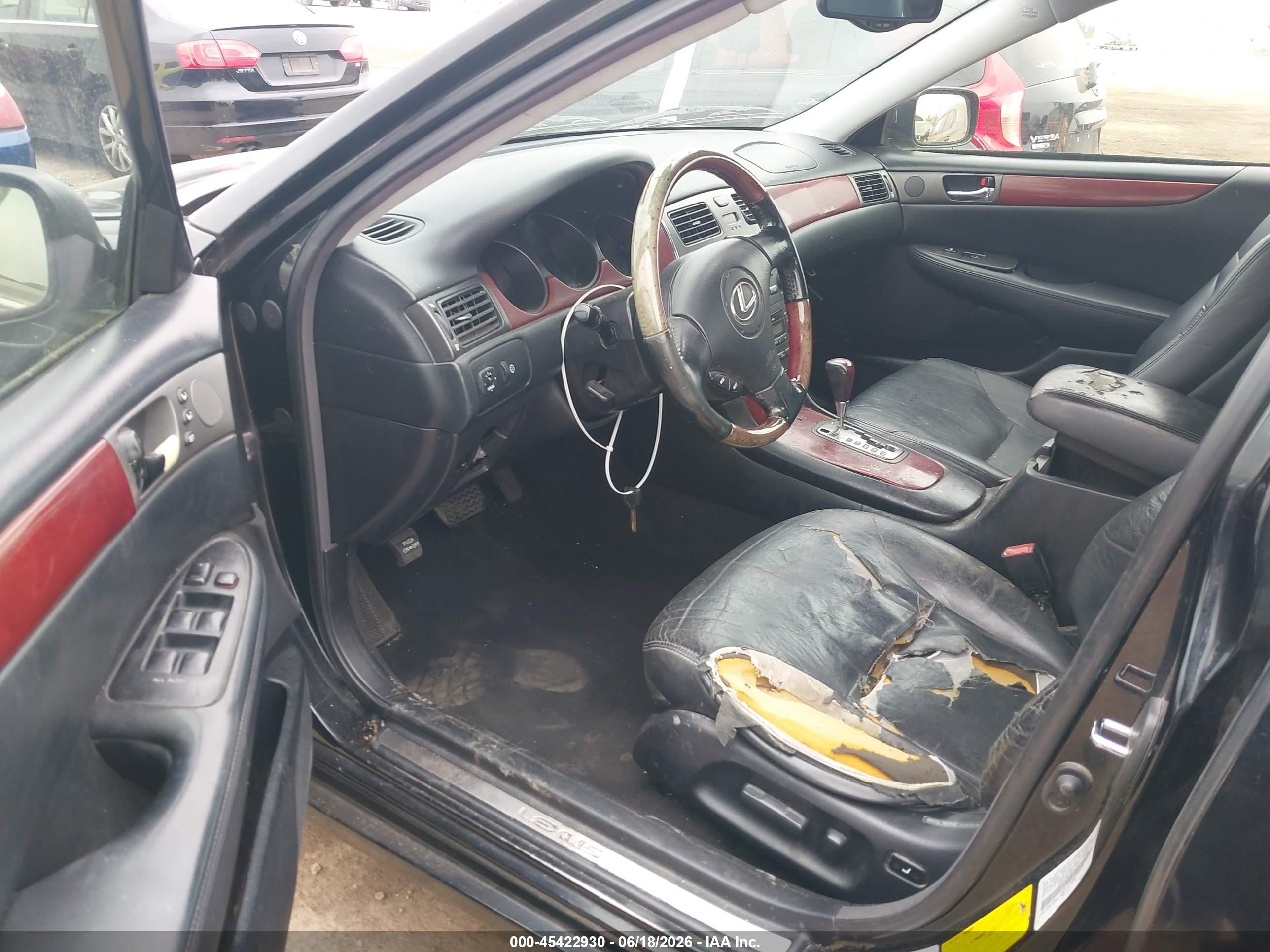 2003 Lexus Es 300 Black vin: JTHBF30G130087318