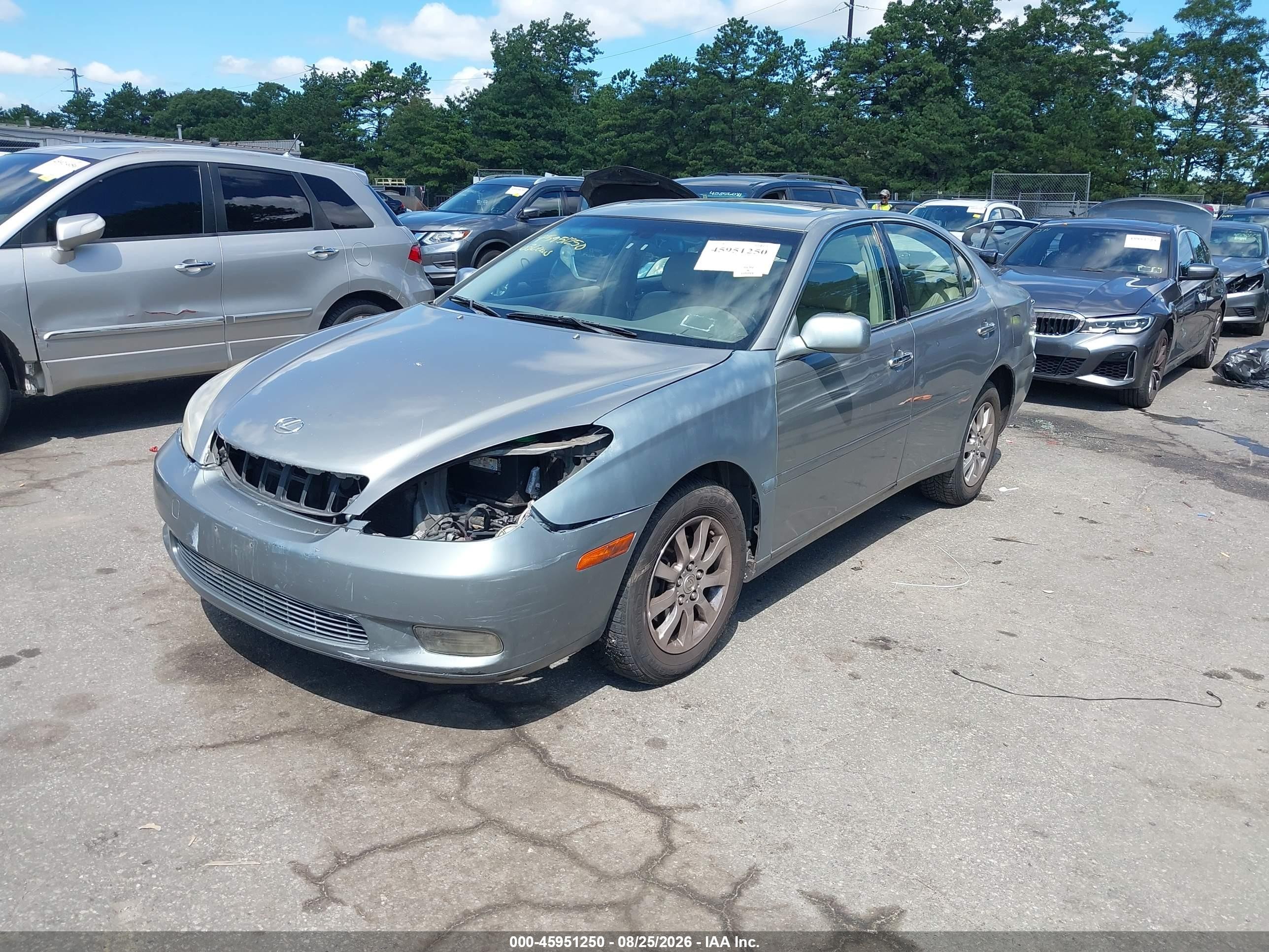 2003 Lexus Es 300   Silver vin: JTHBF30G130090722