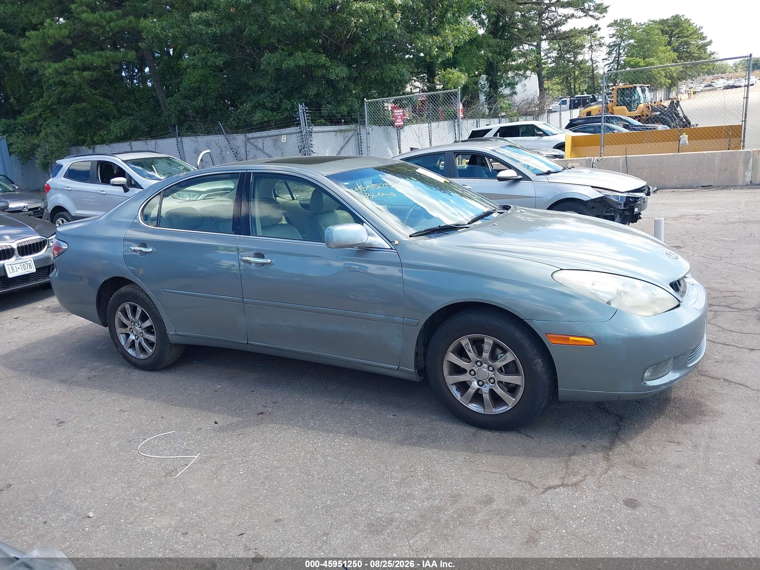 2003 Lexus Es 300   Silver vin: JTHBF30G130090722