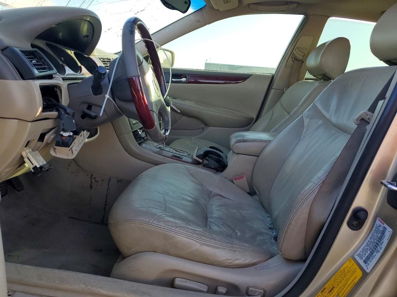 2003 Lexus Es 300 Base Gold vin: JTHBF30G130092468