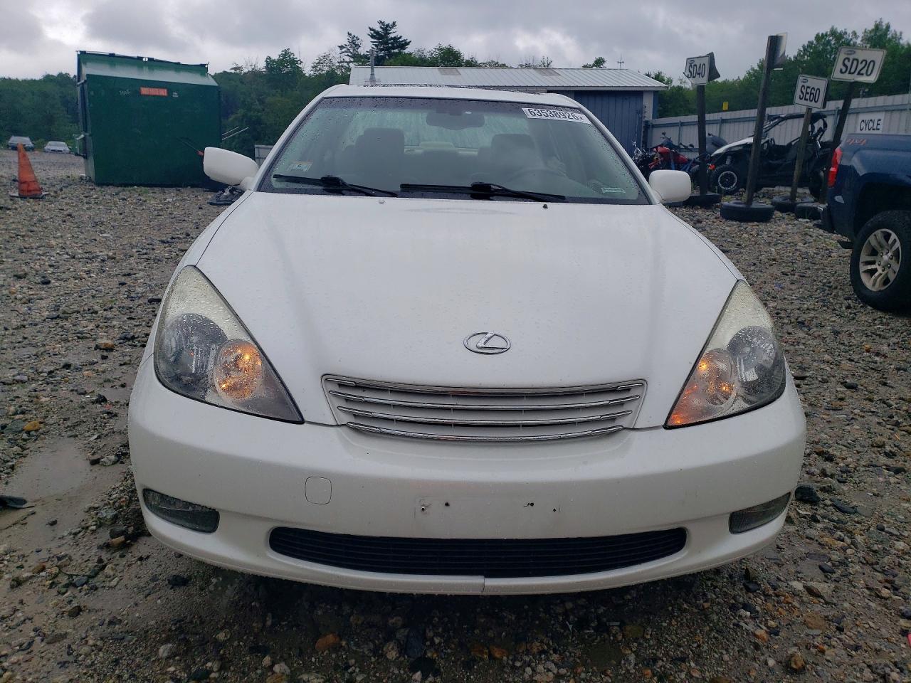 2003 Lexus Es 300 White vin: JTHBF30G130100682