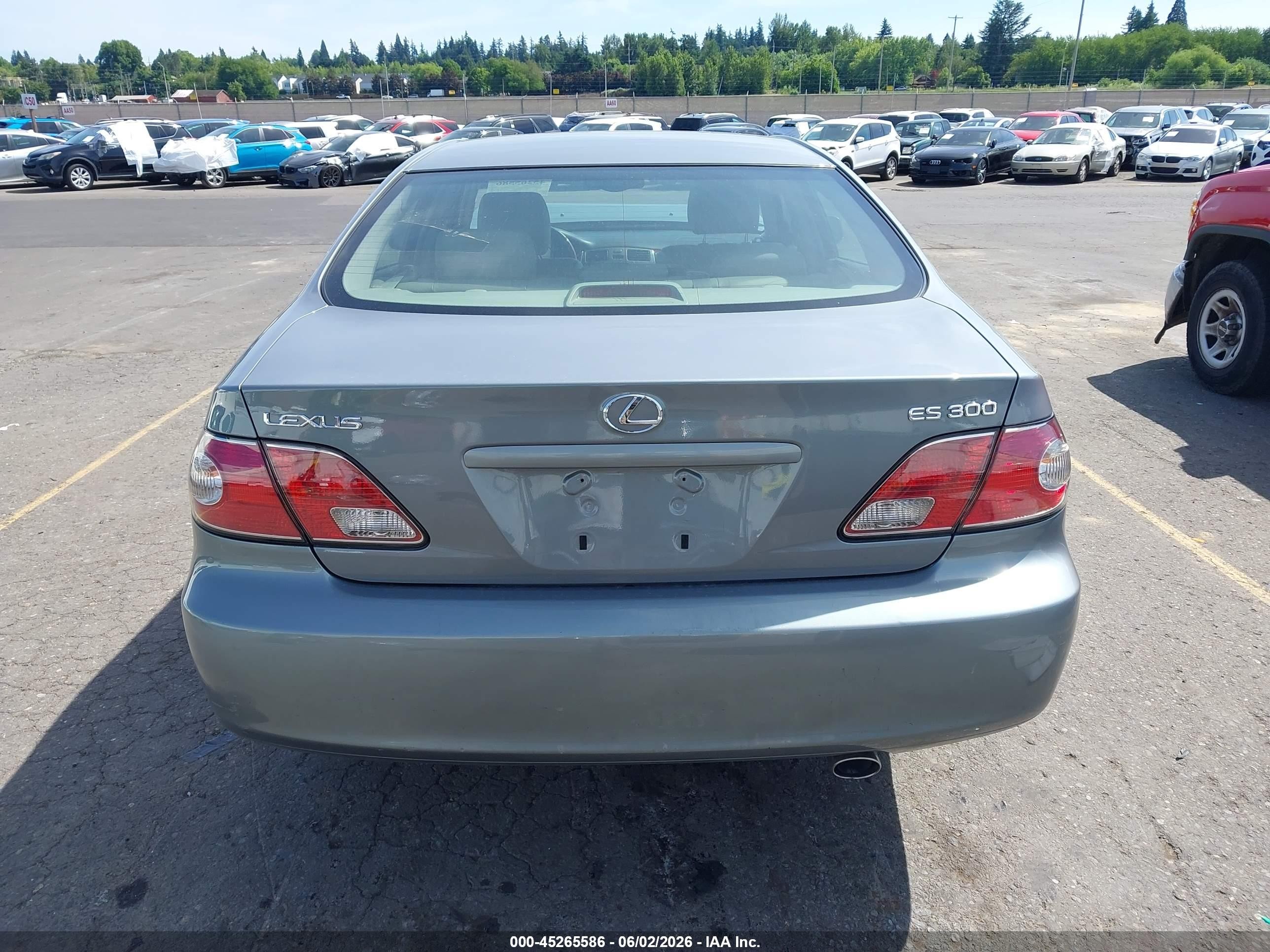 2003 Lexus Es 300   Light Blue vin: JTHBF30G130103114