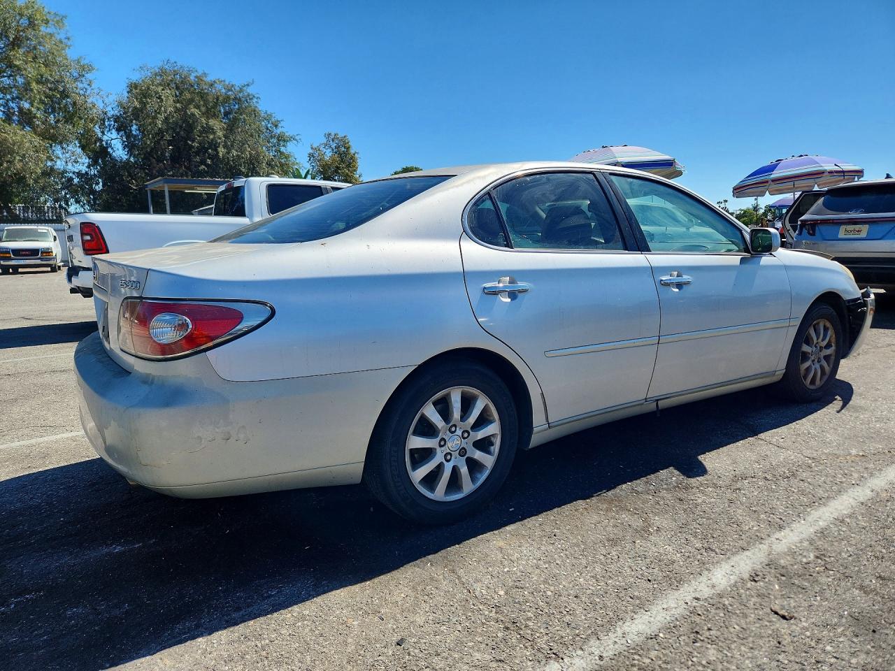 2003 Lexus Es 300 Base Silver vin: JTHBF30G130119930
