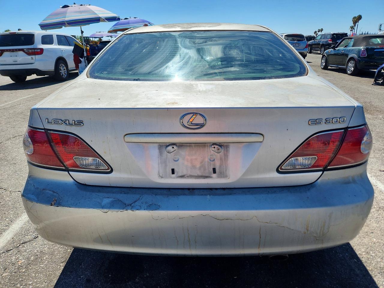 2003 Lexus Es 300 Base Silver vin: JTHBF30G130119930