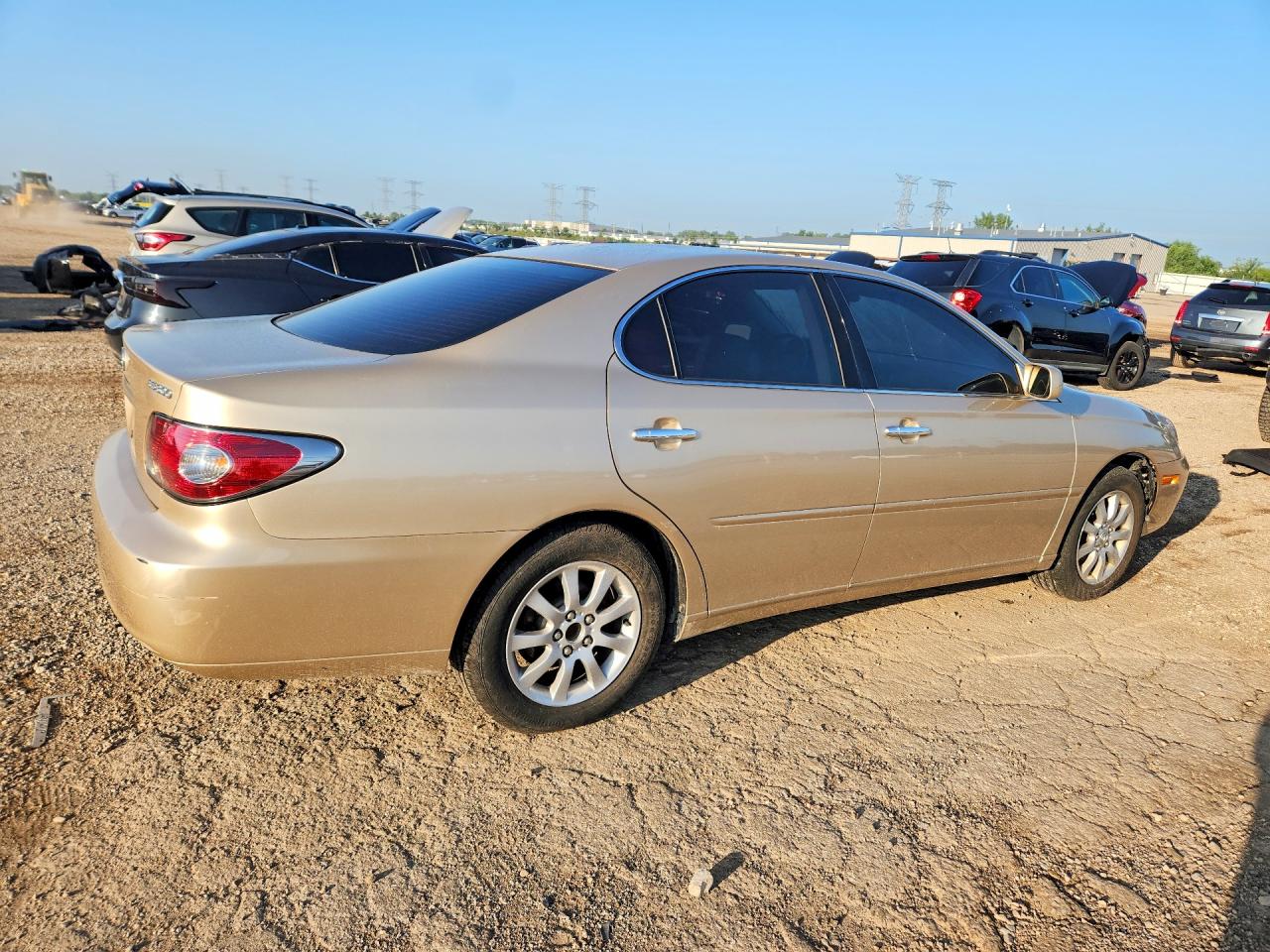 2002 Lexus Es 300 Золотой vin: JTHBF30G220048431