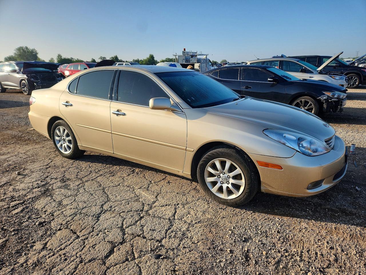 2002 Lexus Es 300 Золотой vin: JTHBF30G220048431