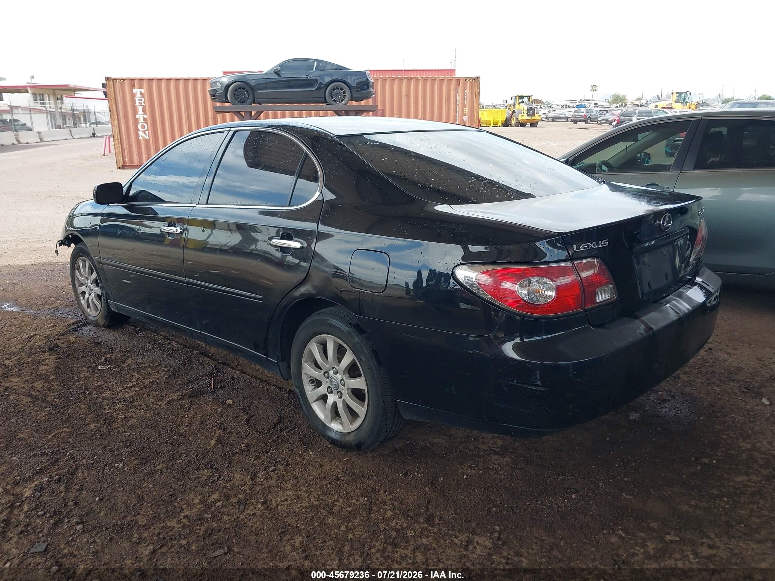 2002 Lexus Es 300   Черный vin: JTHBF30G220050535